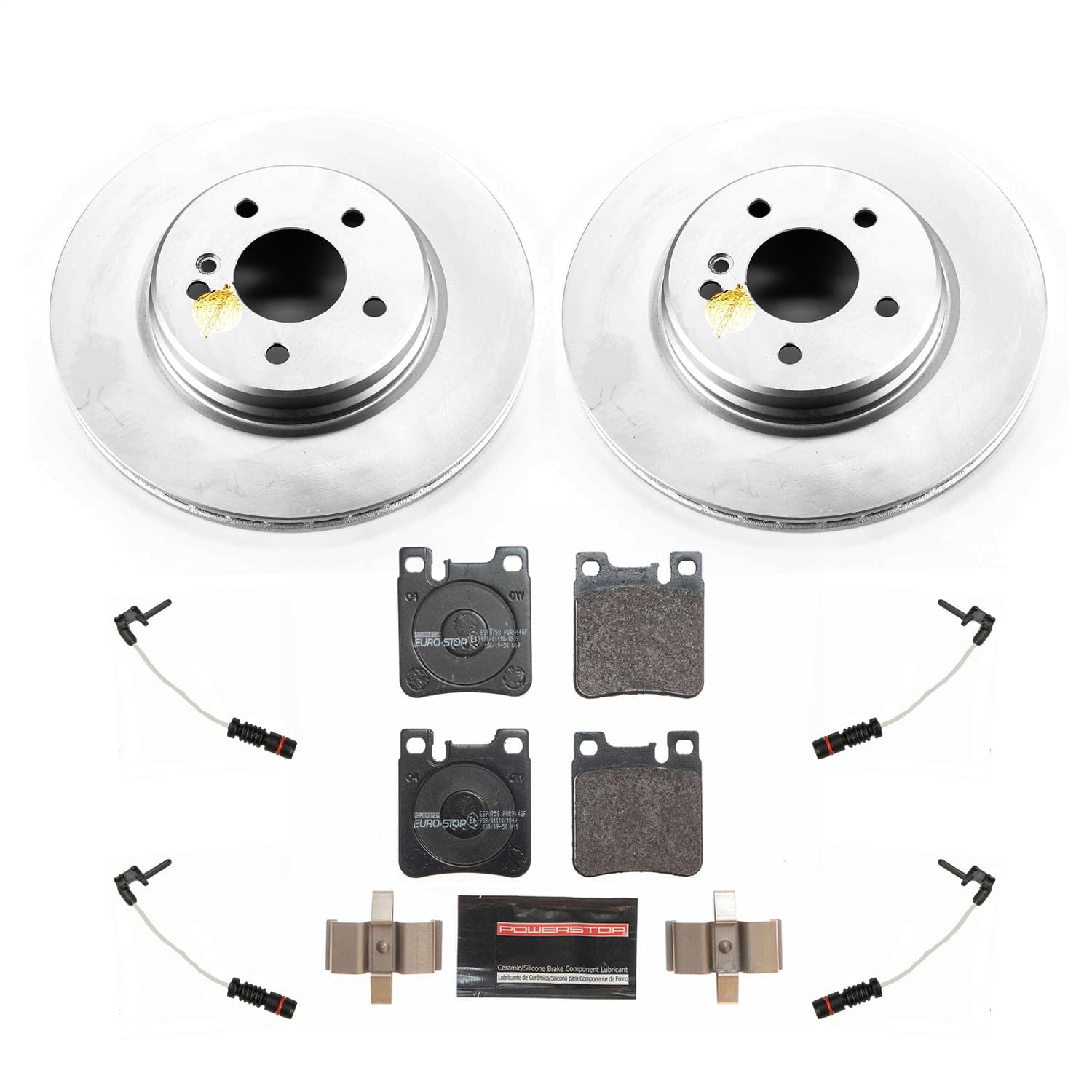 Power Stop - ESK6472 - Rear - Disc Brake Pad and Rotor Kit image 1