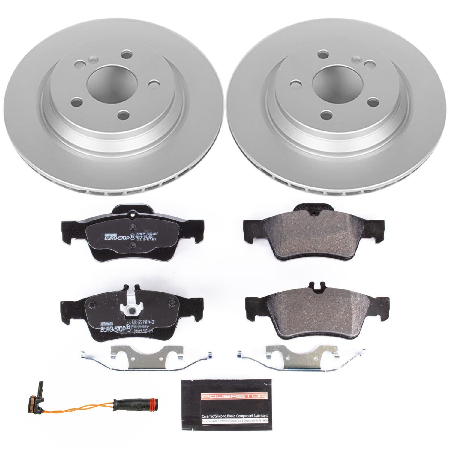 Power Stop - ESK6569 - Rear - Disc Brake Pad and Rotor Kit image 1
