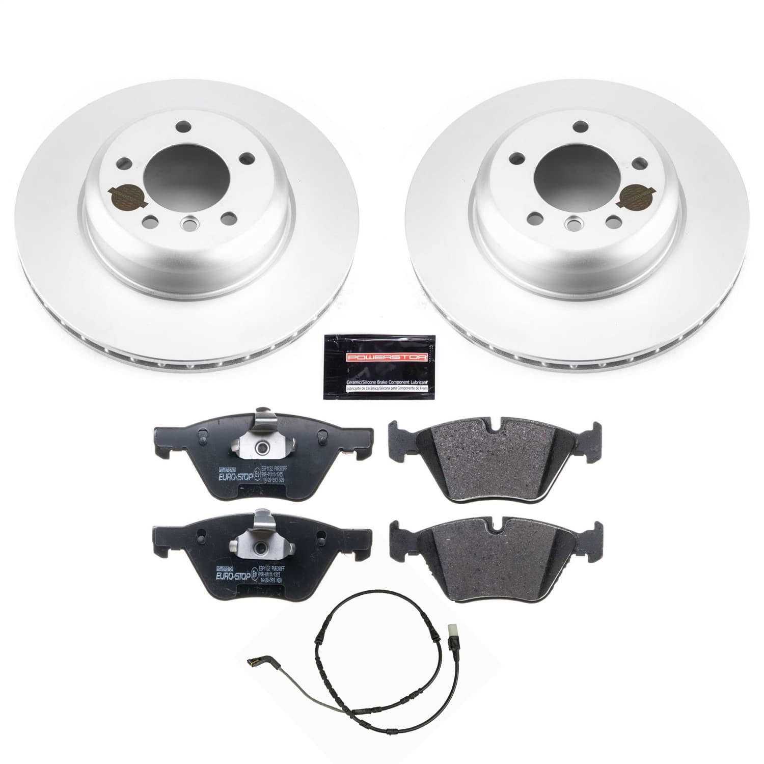 Power Stop - ESK6578 - Front - Disc Brake Pad and Rotor Kit image 1