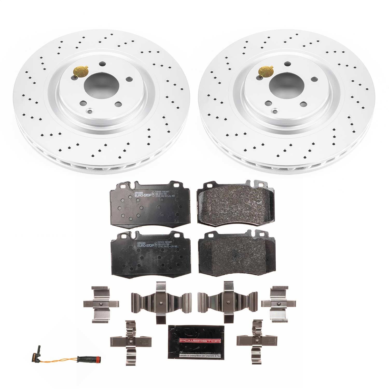 Power Stop - ESK6585 - Front - Disc Brake Pad and Rotor Kit image 1