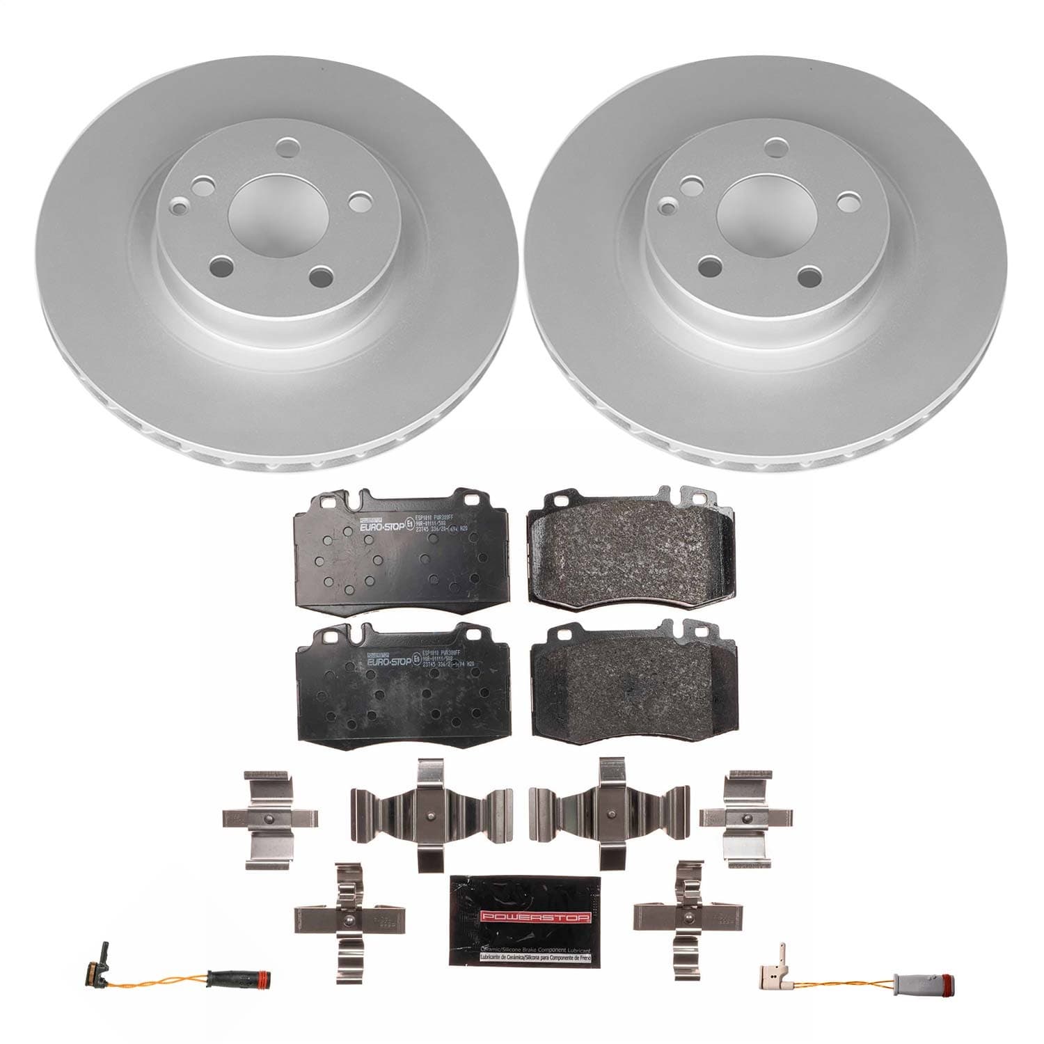 Power Stop - ESK6597 - Front - Disc Brake Pad and Rotor Kit image 1