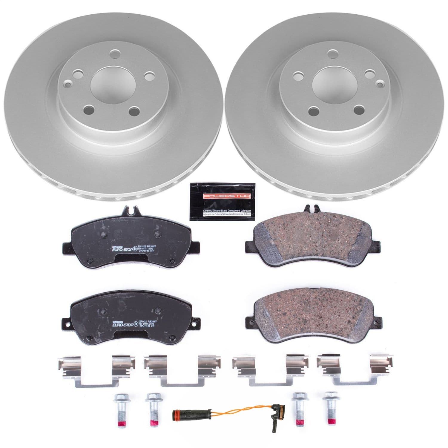 Power Stop - ESK6603 - Front - Disc Brake Pad and Rotor Kit image 1