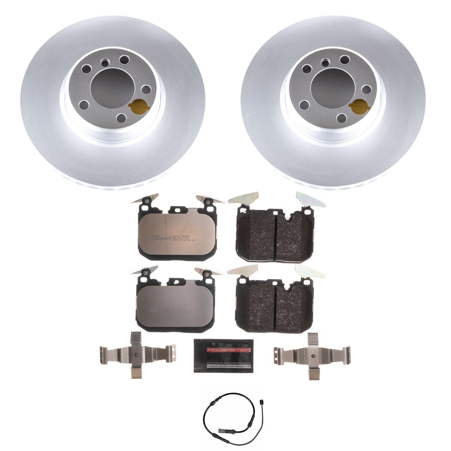 Power Stop - ESK6653 - Front - Disc Brake Pad and Rotor Kit image 1