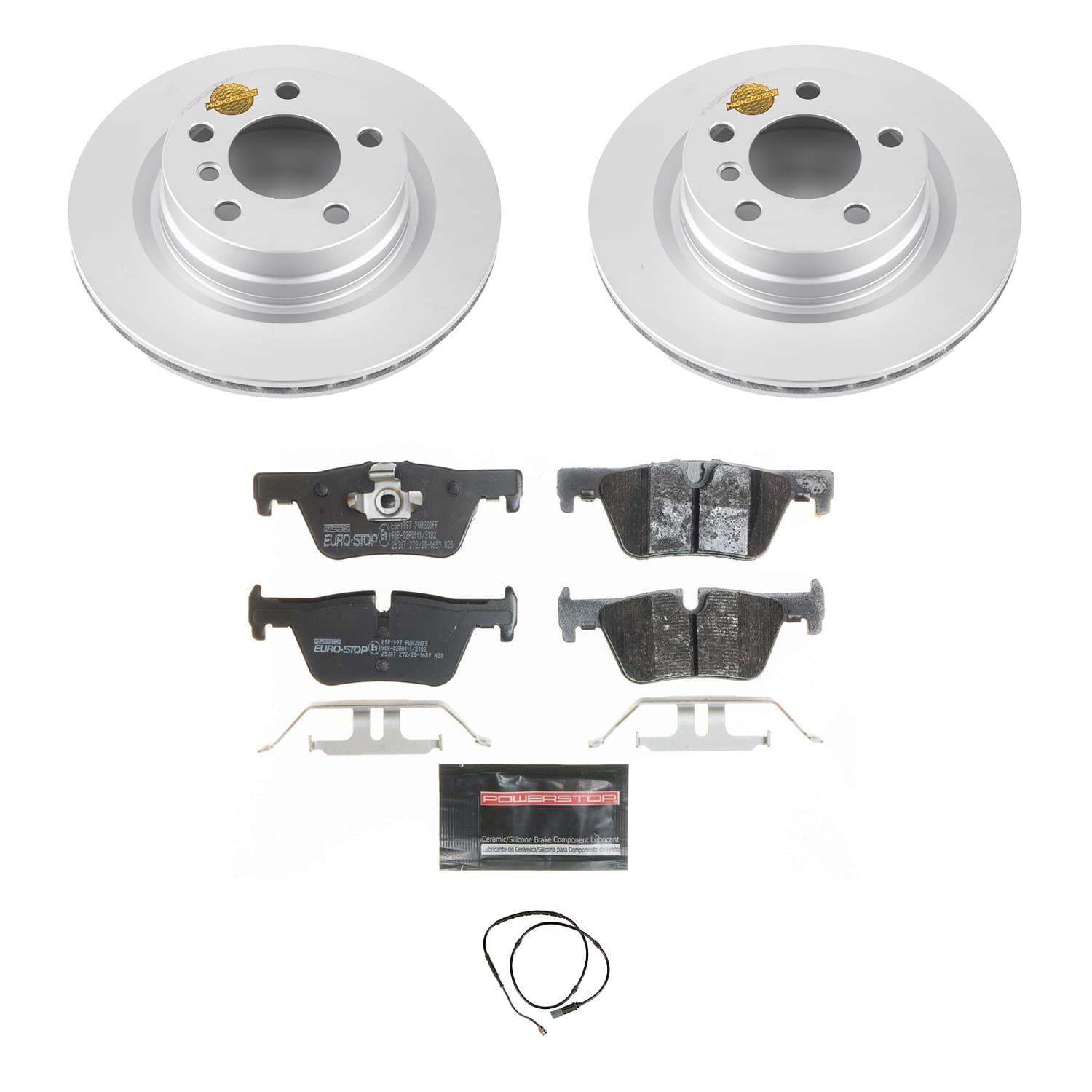 Power Stop - ESK6656 - Rear - Disc Brake Pad and Rotor Kit image 1