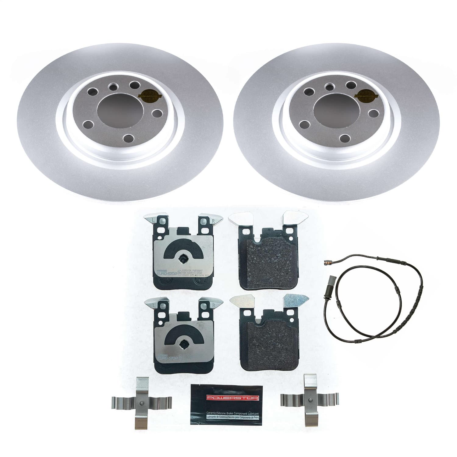Power Stop - ESK6657 - Rear - Disc Brake Pad and Rotor Kit image 1