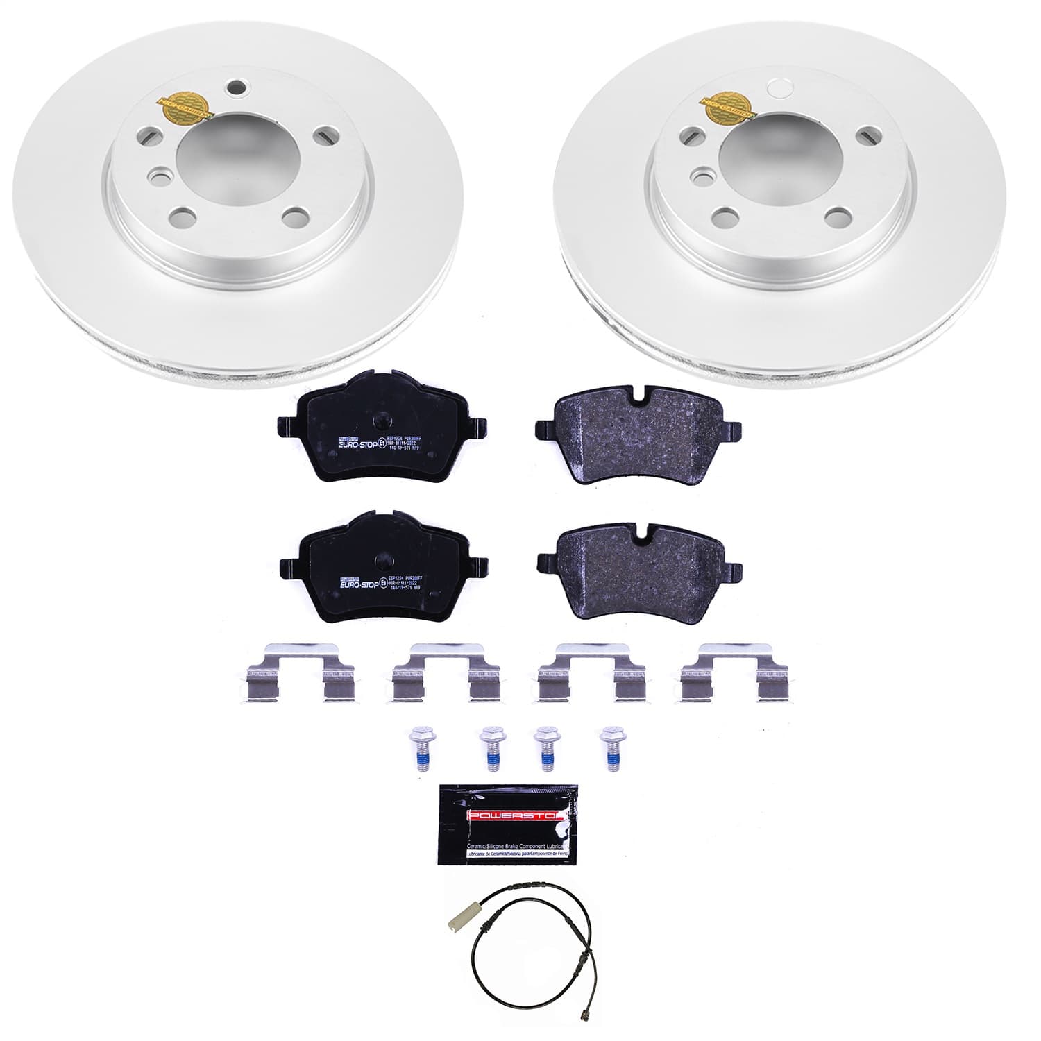 Power Stop - ESK6662 - Front - Disc Brake Pad and Rotor Kit image 1
