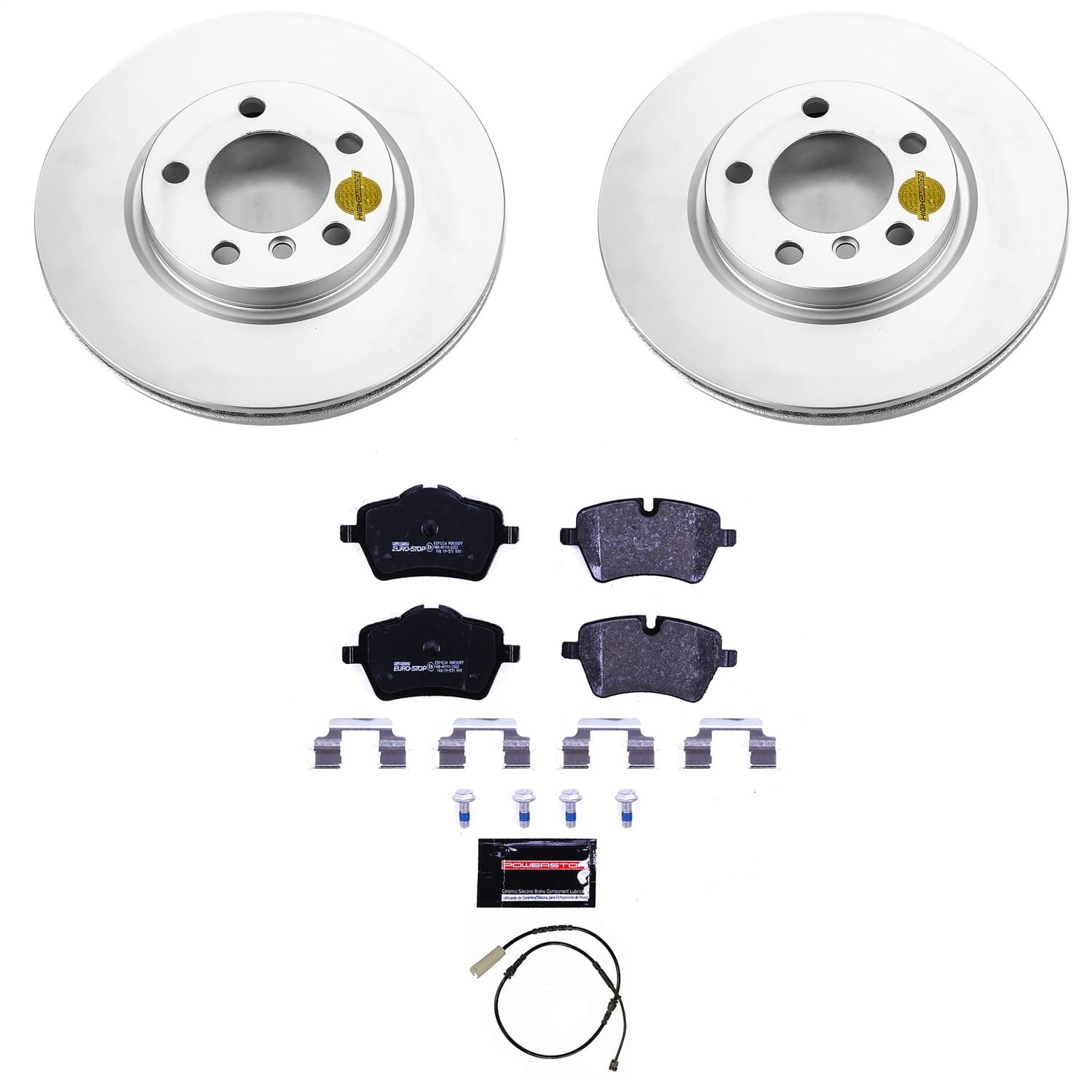Power Stop - ESK6665 - Front - Disc Brake Pad and Rotor Kit image 1