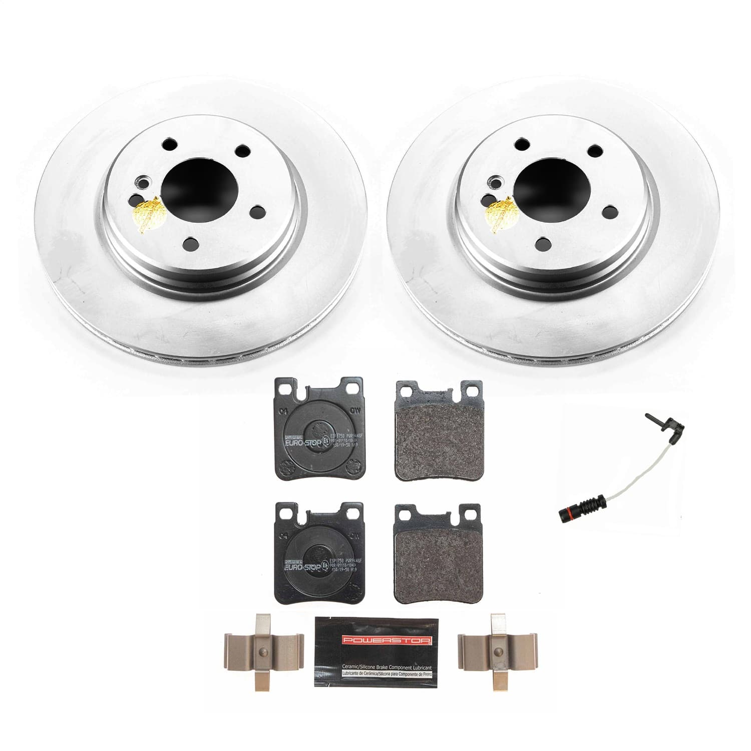 Power Stop - ESK6717 - Rear - Disc Brake Pad and Rotor Kit image 1