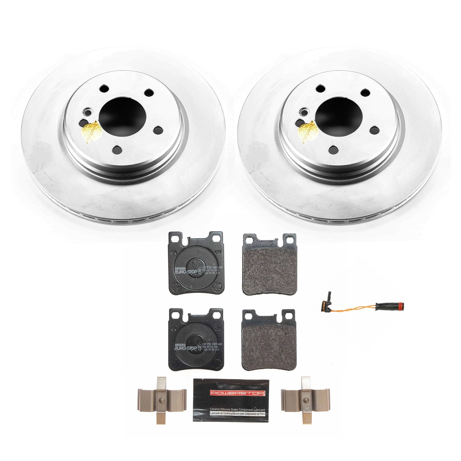 Power Stop - ESK6718 - Rear - Disc Brake Pad and Rotor Kit image 1