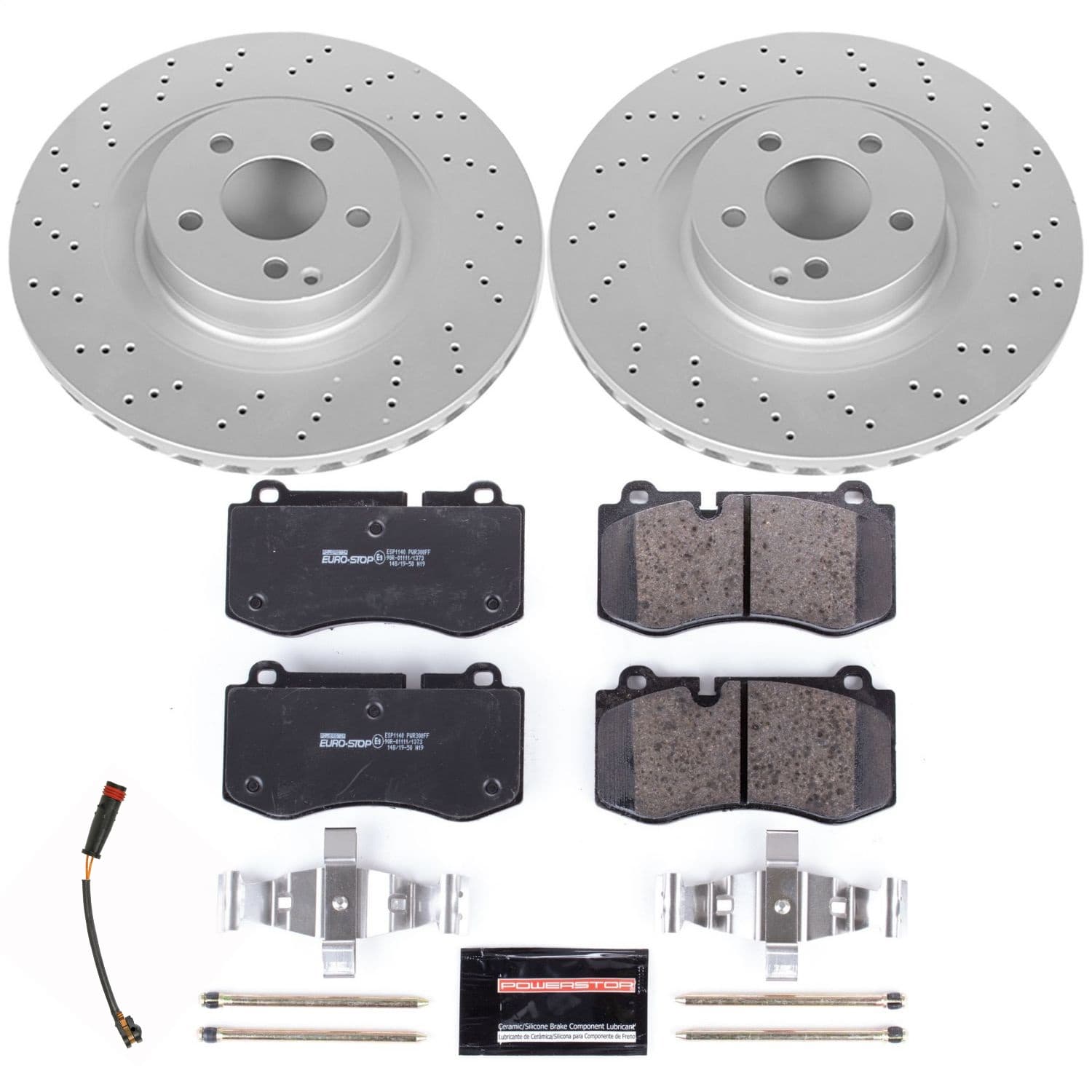 Power Stop - ESK6755 - Front - Disc Brake Pad and Rotor Kit image 1