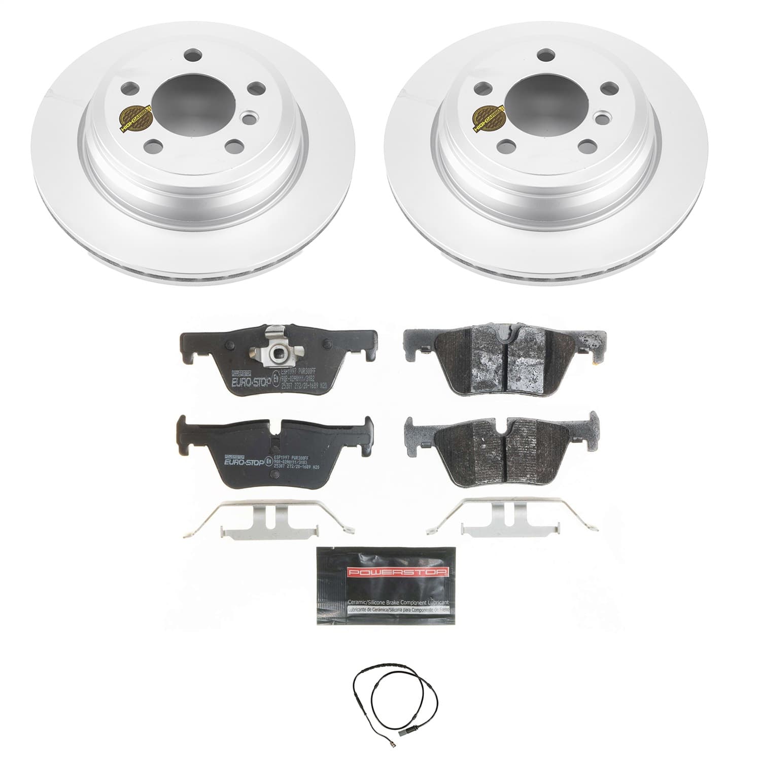 Power Stop - ESK6852 - Rear - Disc Brake Pad and Rotor Kit image 1