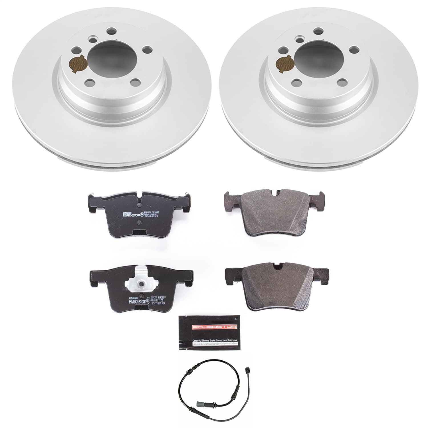 Power Stop - ESK6854 - Front - Disc Brake Pad and Rotor Kit image 1