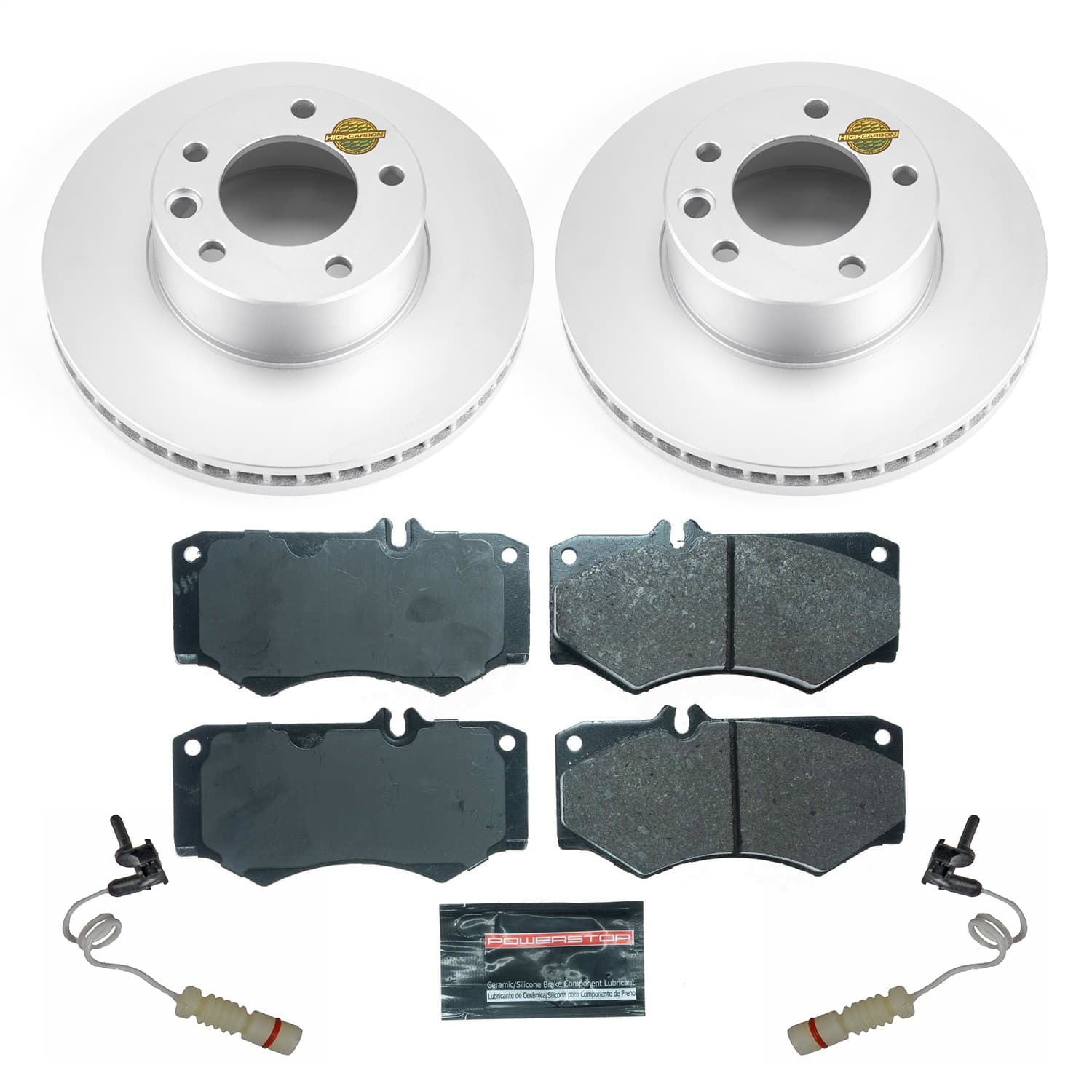 Power Stop - ESK6879 - Front - Disc Brake Pad and Rotor Kit image 1