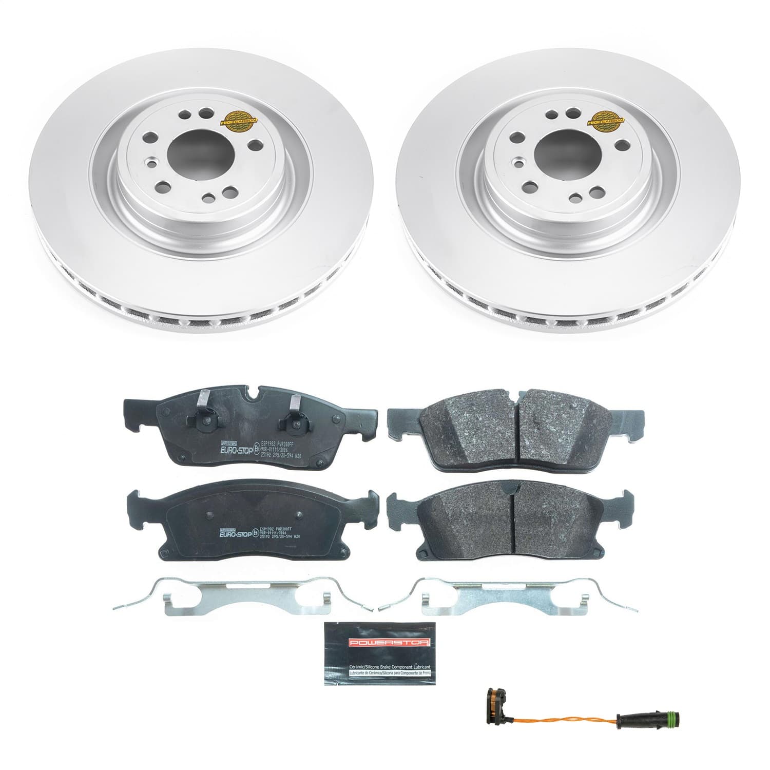 Power Stop - ESK6883 - Front - Disc Brake Pad and Rotor Kit image 1