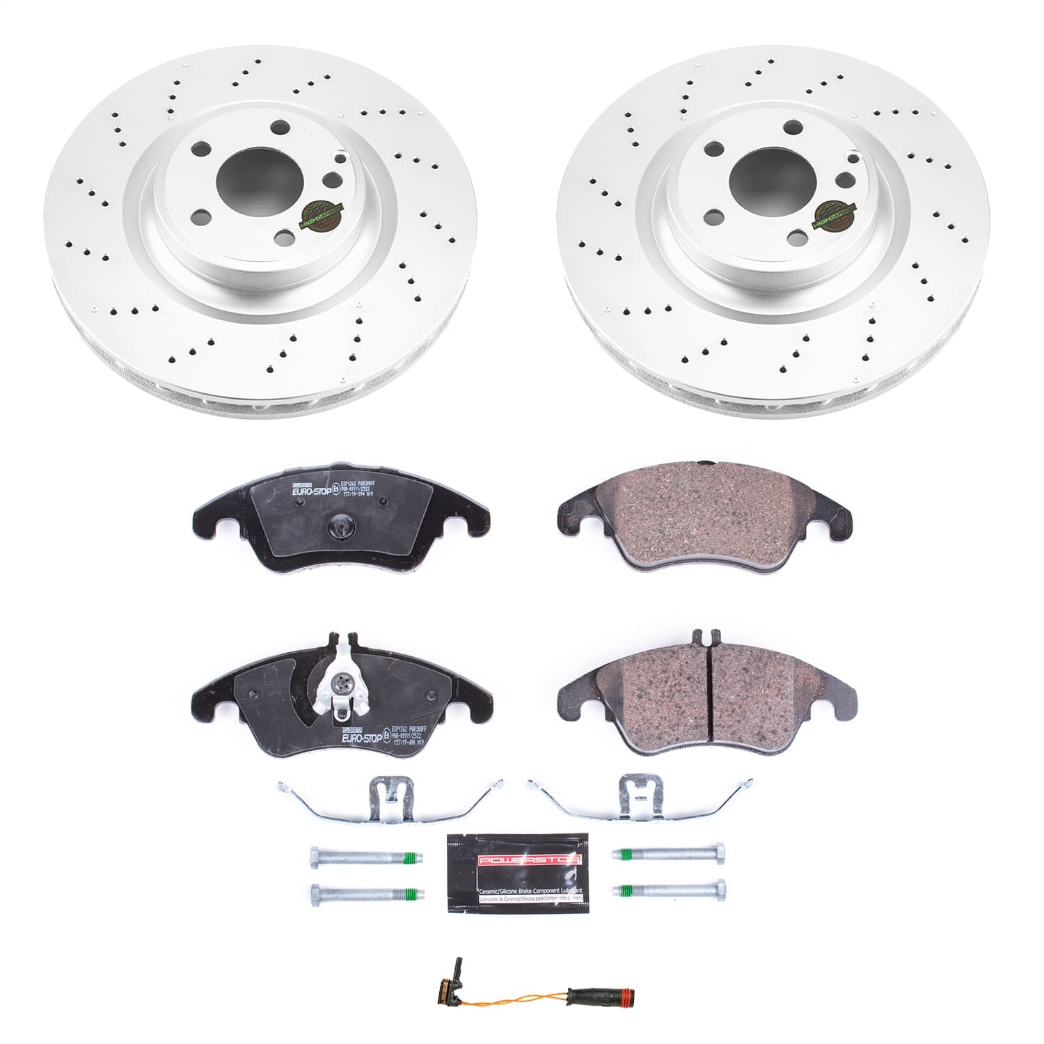 Power Stop - ESK6893 - Front - Disc Brake Pad and Rotor Kit image 1