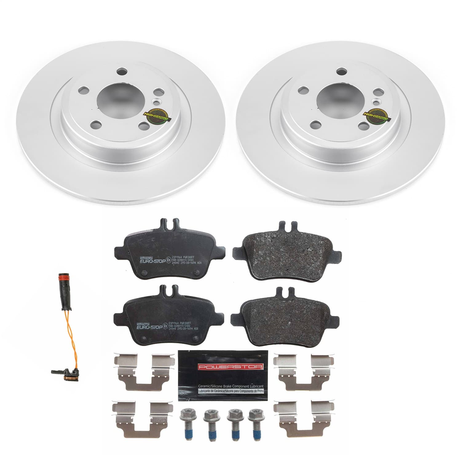 Power Stop - ESK6895 - Rear - Disc Brake Pad and Rotor Kit image 1
