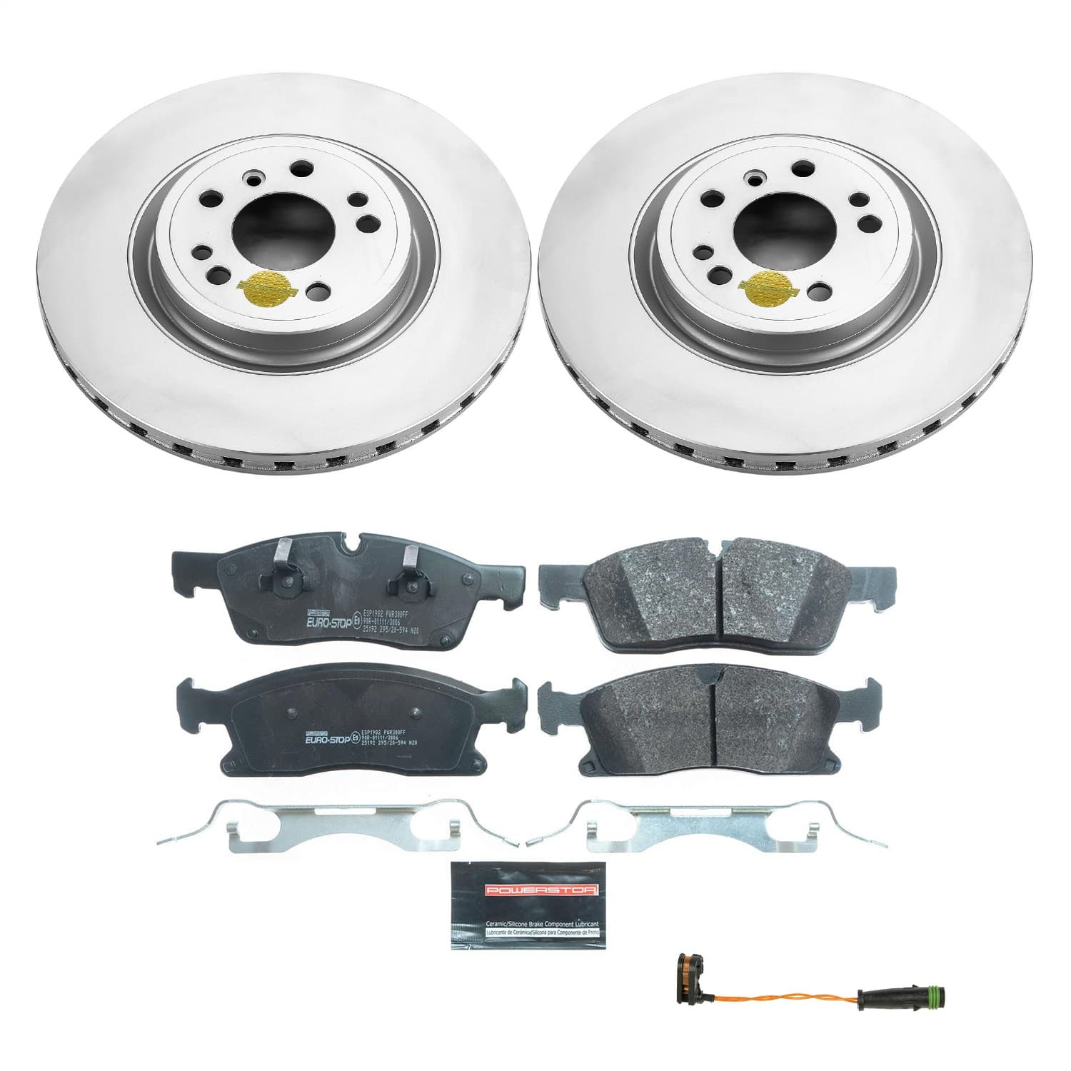 Power Stop - ESK6897 - Front - Disc Brake Pad and Rotor Kit image 1