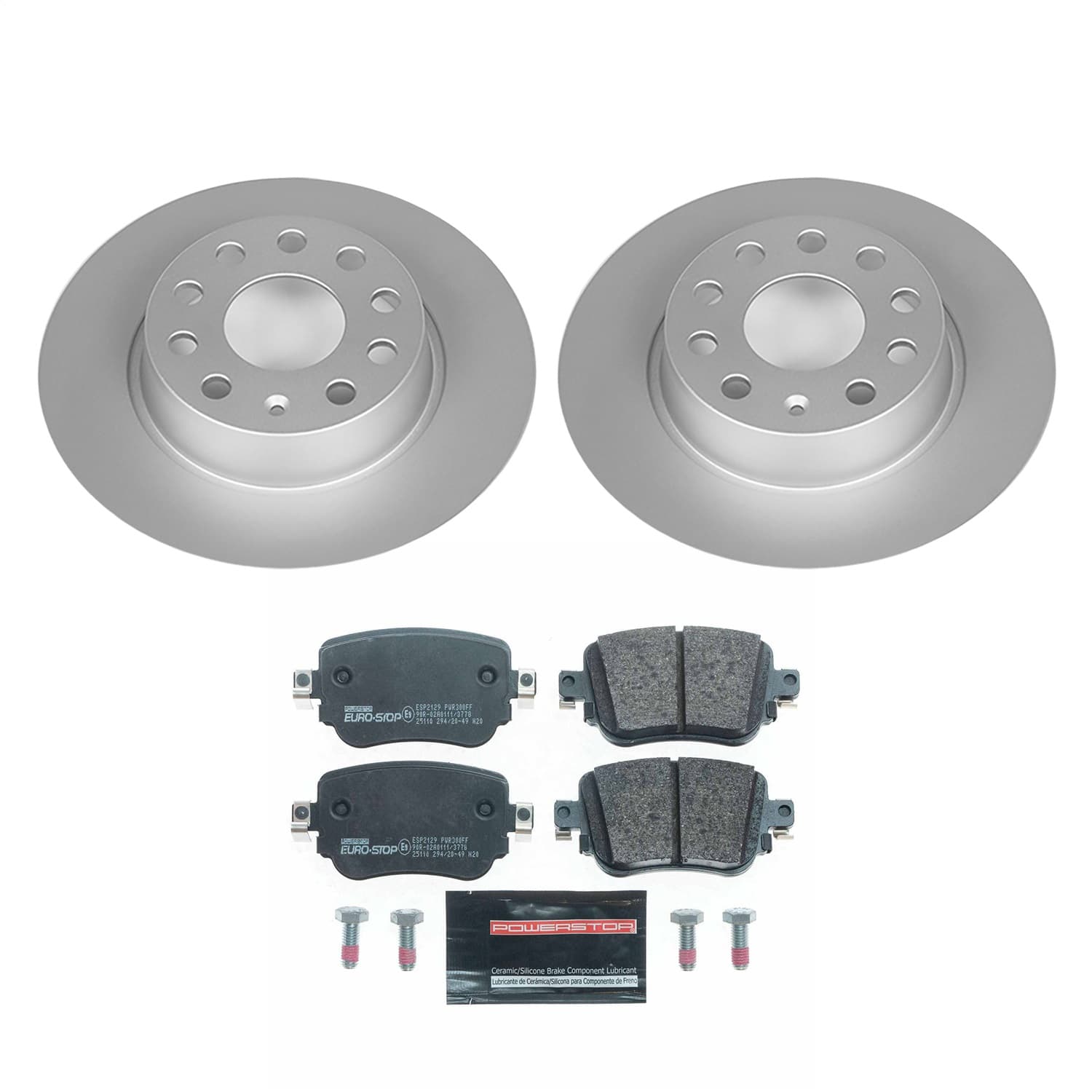 Power Stop - ESK7053 - Rear - Disc Brake Pad and Rotor Kit image 1