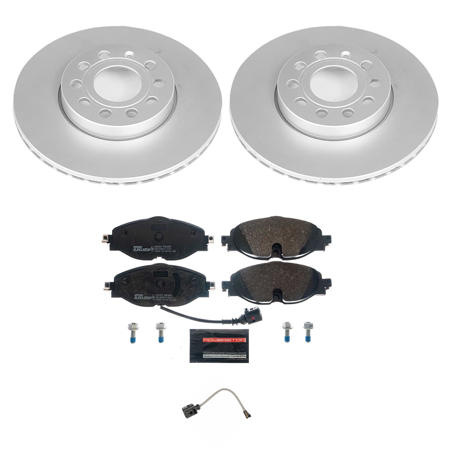 Power Stop - ESK7080 - Front - Disc Brake Pad and Rotor Kit image 1
