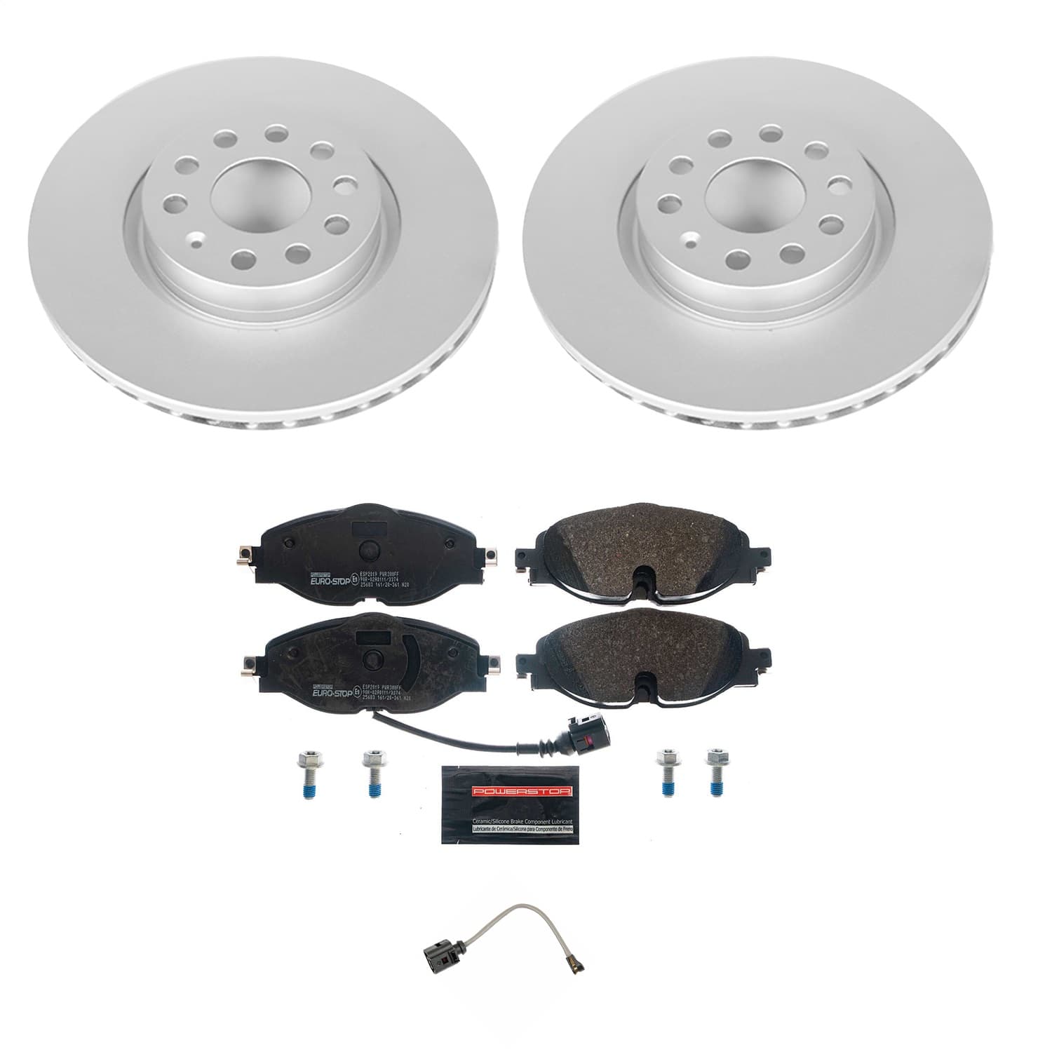 Power Stop - ESK7082 - Front - Disc Brake Pad and Rotor Kit image 1