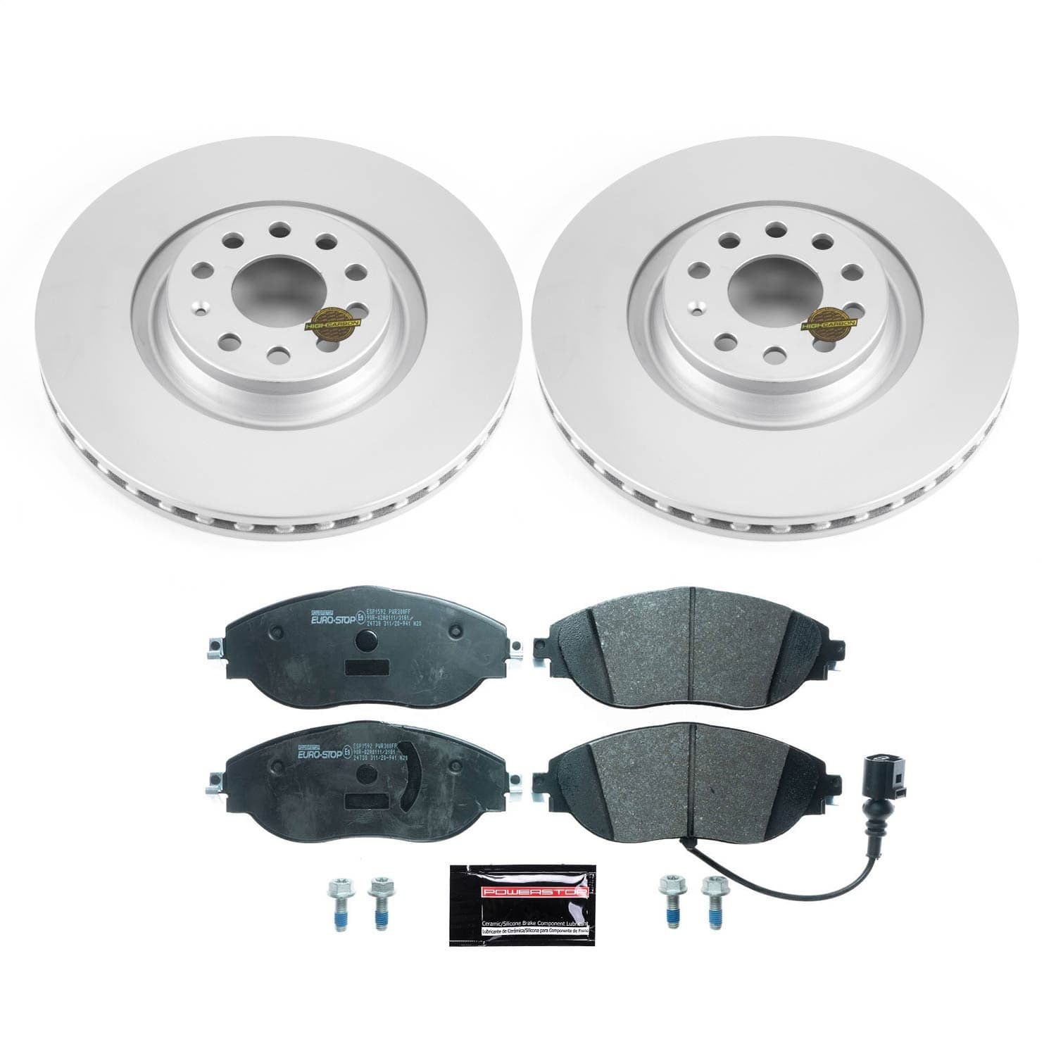 Power Stop - ESK7175 - Front - Disc Brake Pad and Rotor Kit image 1