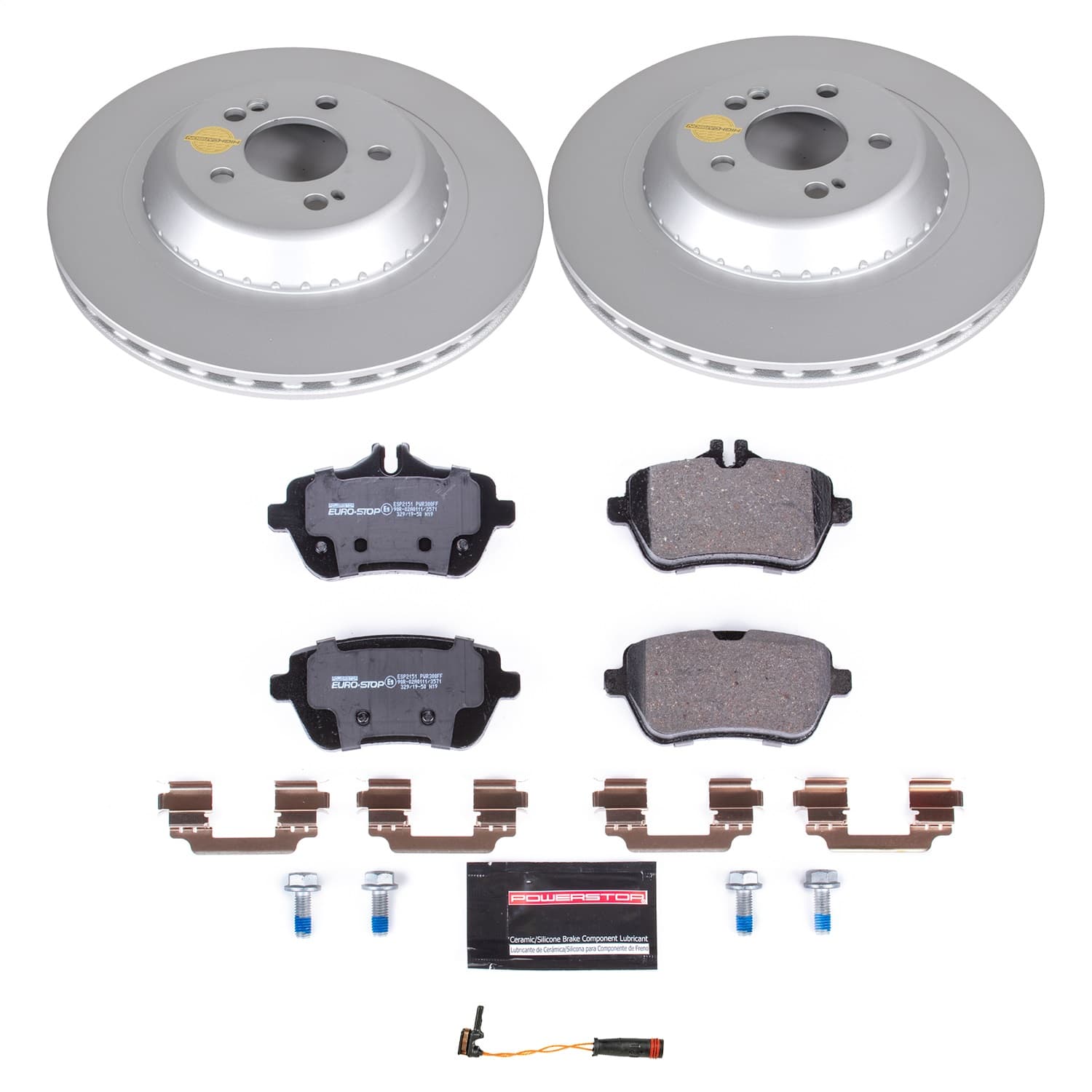 Power Stop - ESK7181 - Rear - Disc Brake Pad and Rotor Kit image 1