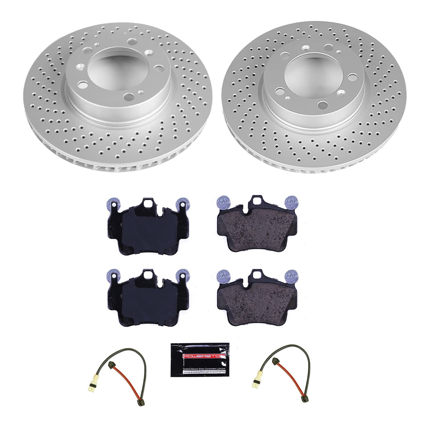Power Stop - ESK7194 - Front - Disc Brake Pad and Rotor Kit image 1