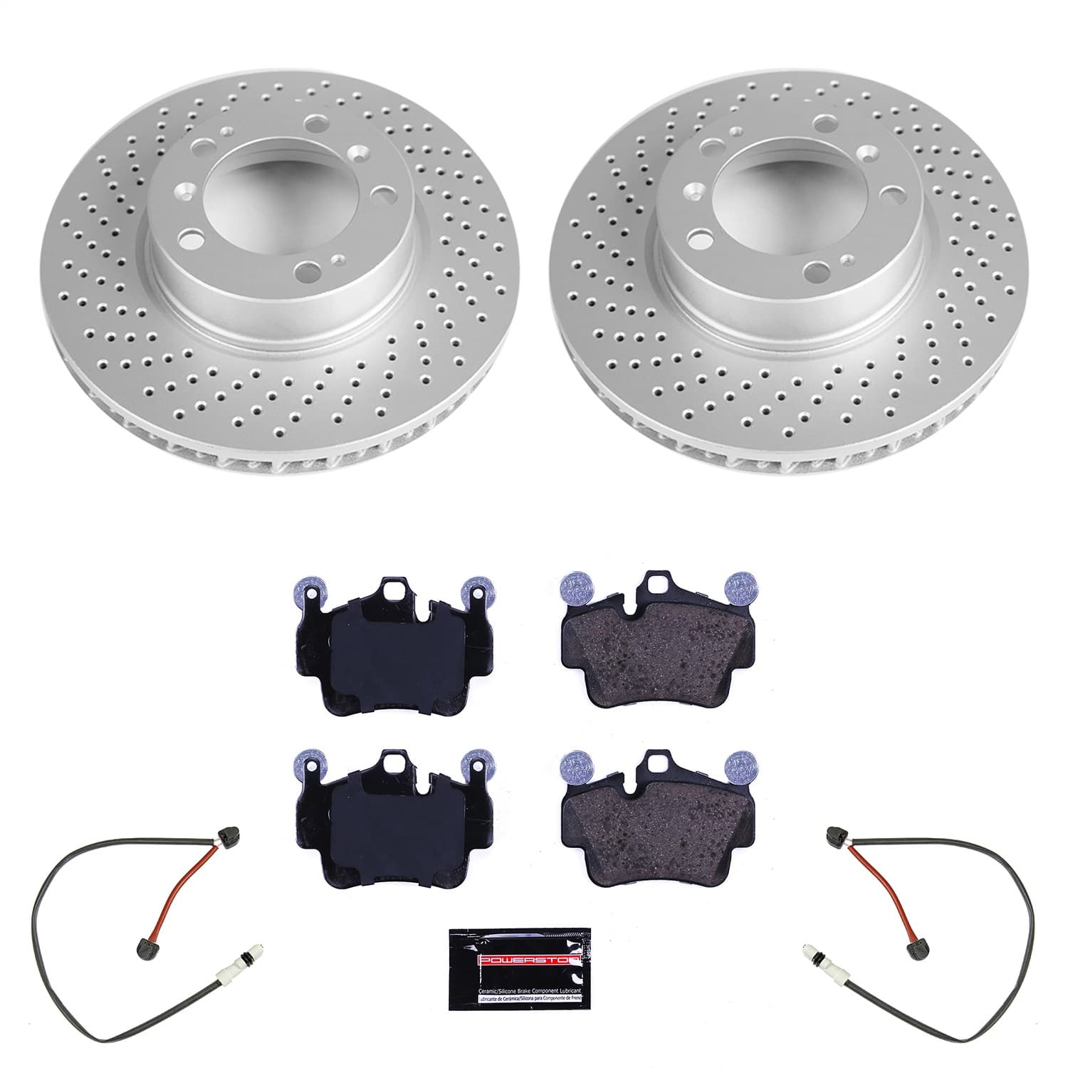Power Stop - ESK7195 - Front - Disc Brake Pad and Rotor Kit image 1