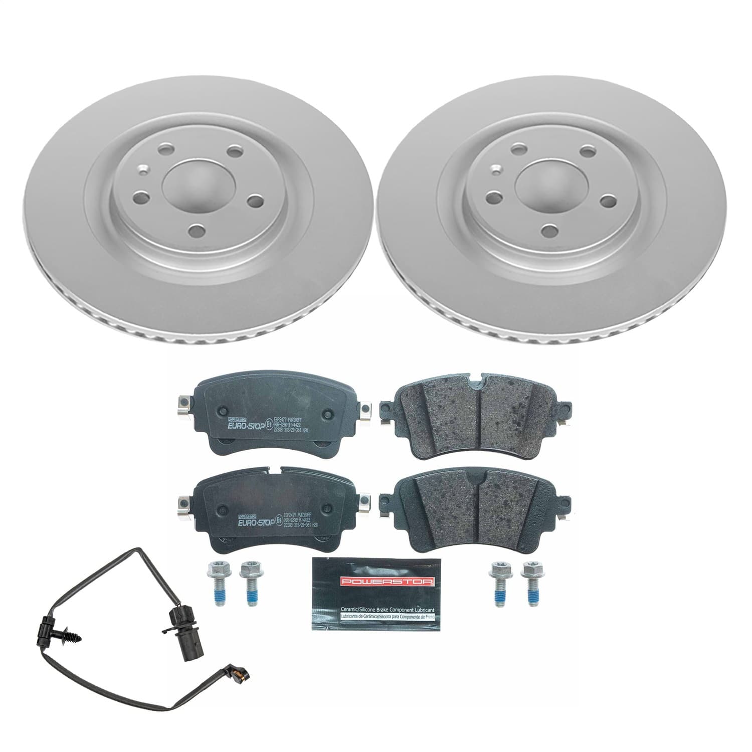 Power Stop - ESK7431 - Rear - Disc Brake Pad and Rotor Kit image 1