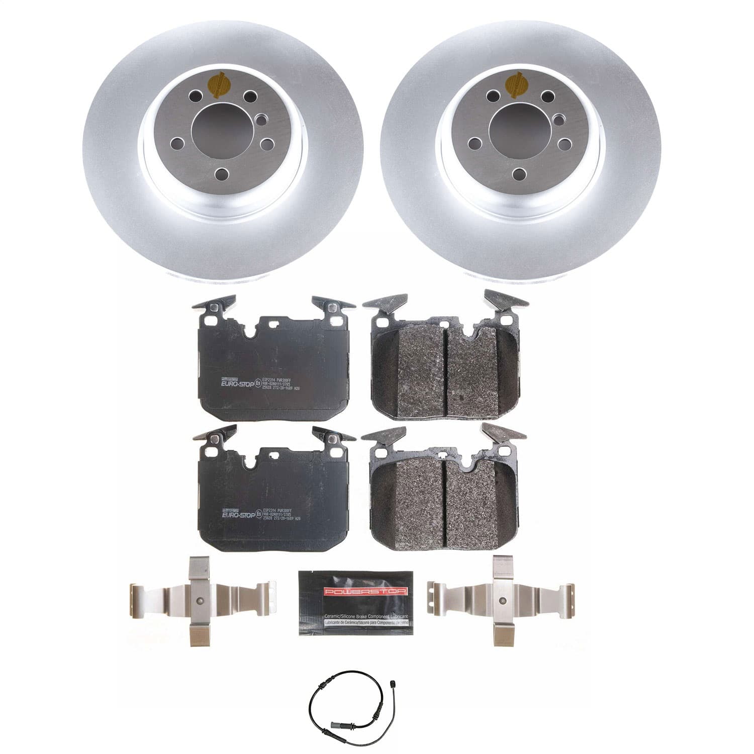 Power Stop - ESK7435 - Front - Disc Brake Pad and Rotor Kit image 1