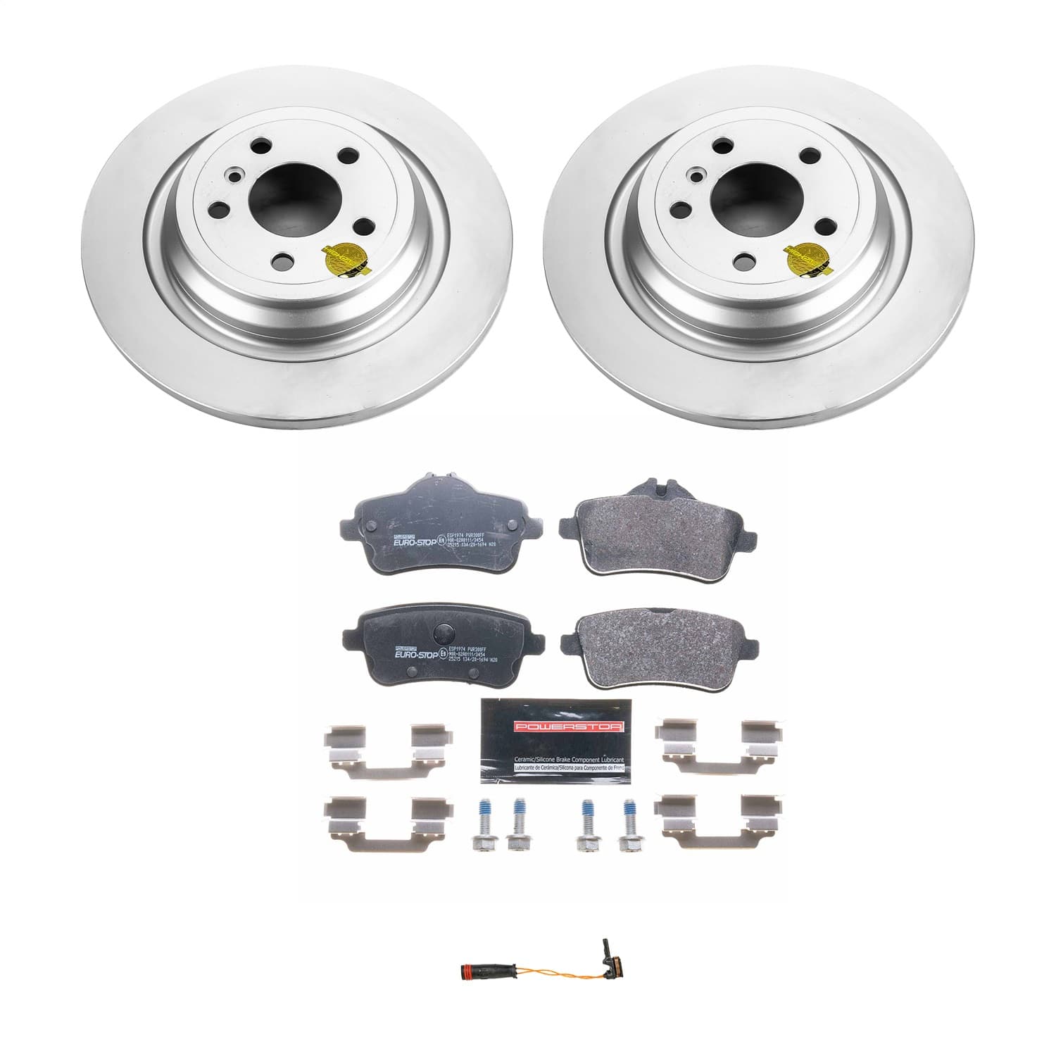 Power Stop - ESK7440 - Rear - Disc Brake Pad and Rotor Kit image 1