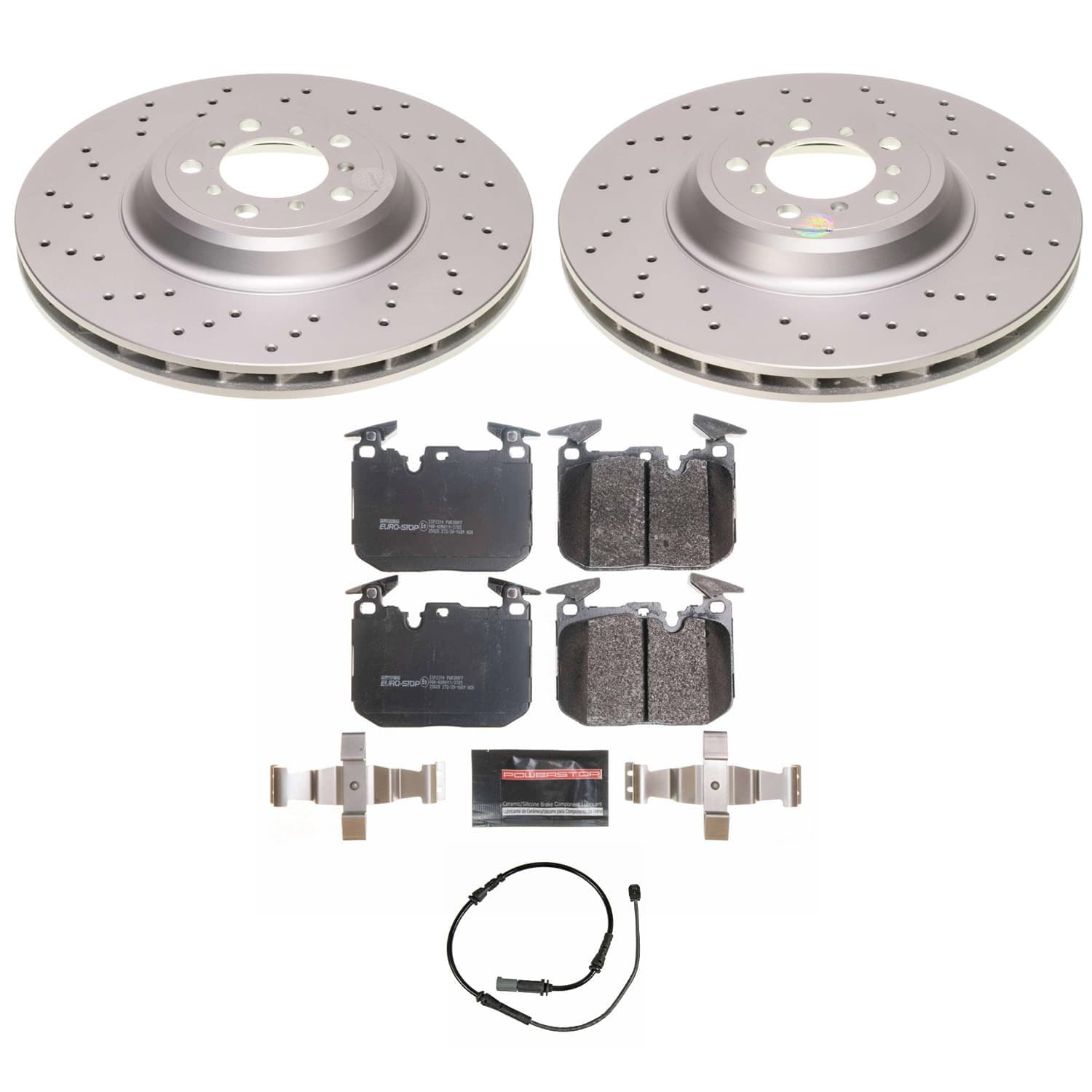 Power Stop - ESK7446 - Front - Disc Brake Pad and Rotor Kit image 1