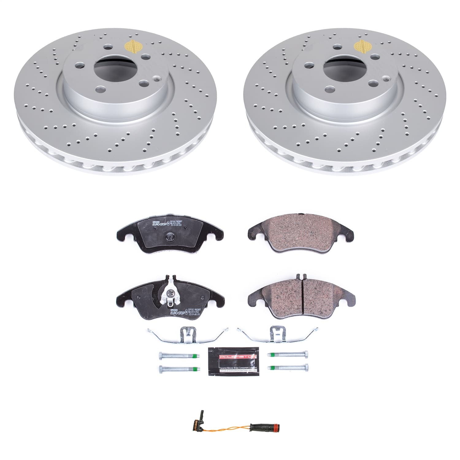 Power Stop - ESK7496 - Front - Disc Brake Pad and Rotor Kit image 1