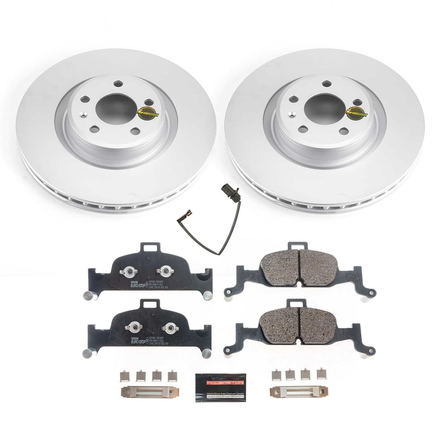 Power Stop - ESK7648 - Front - Disc Brake Pad and Rotor Kit image 1