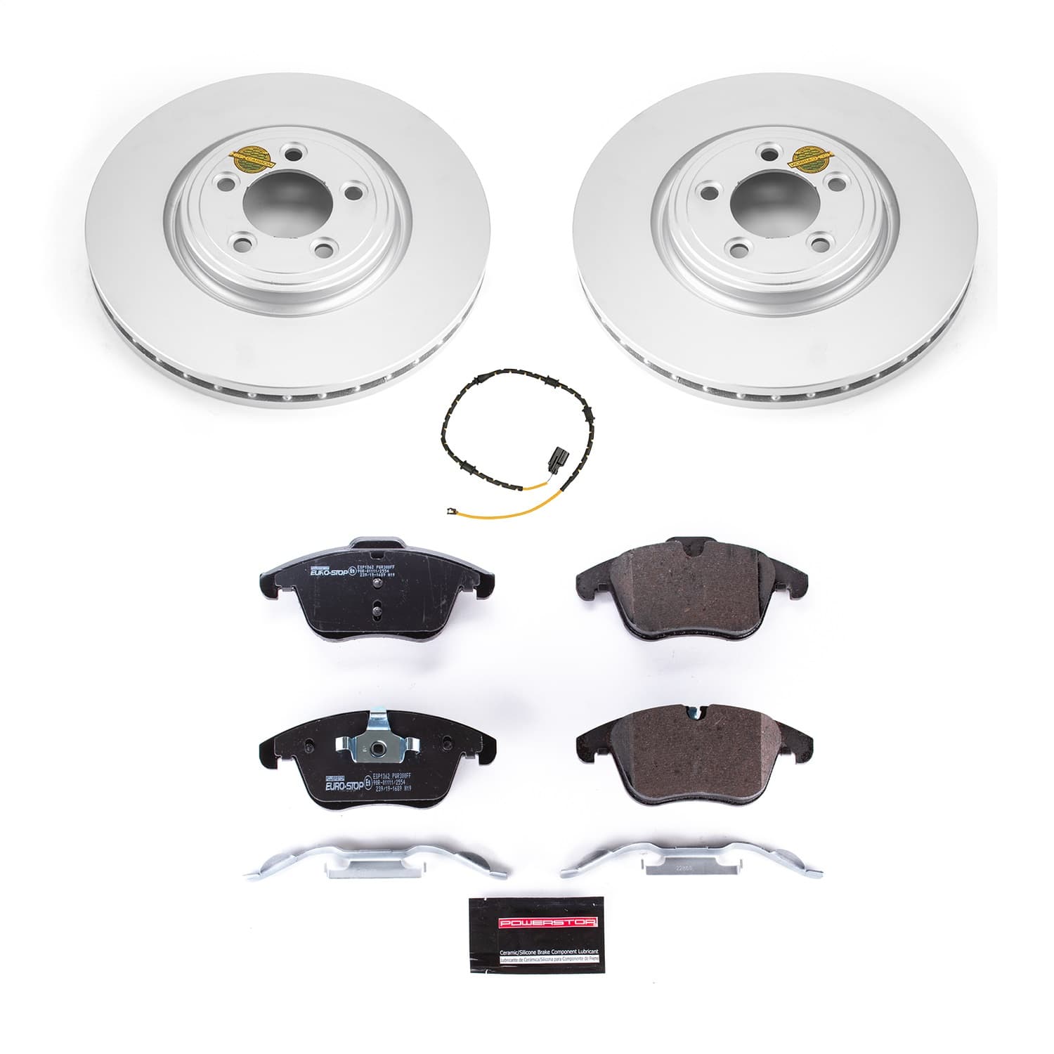 Power Stop - ESK7680 - Front - Disc Brake Pad and Rotor Kit image 1