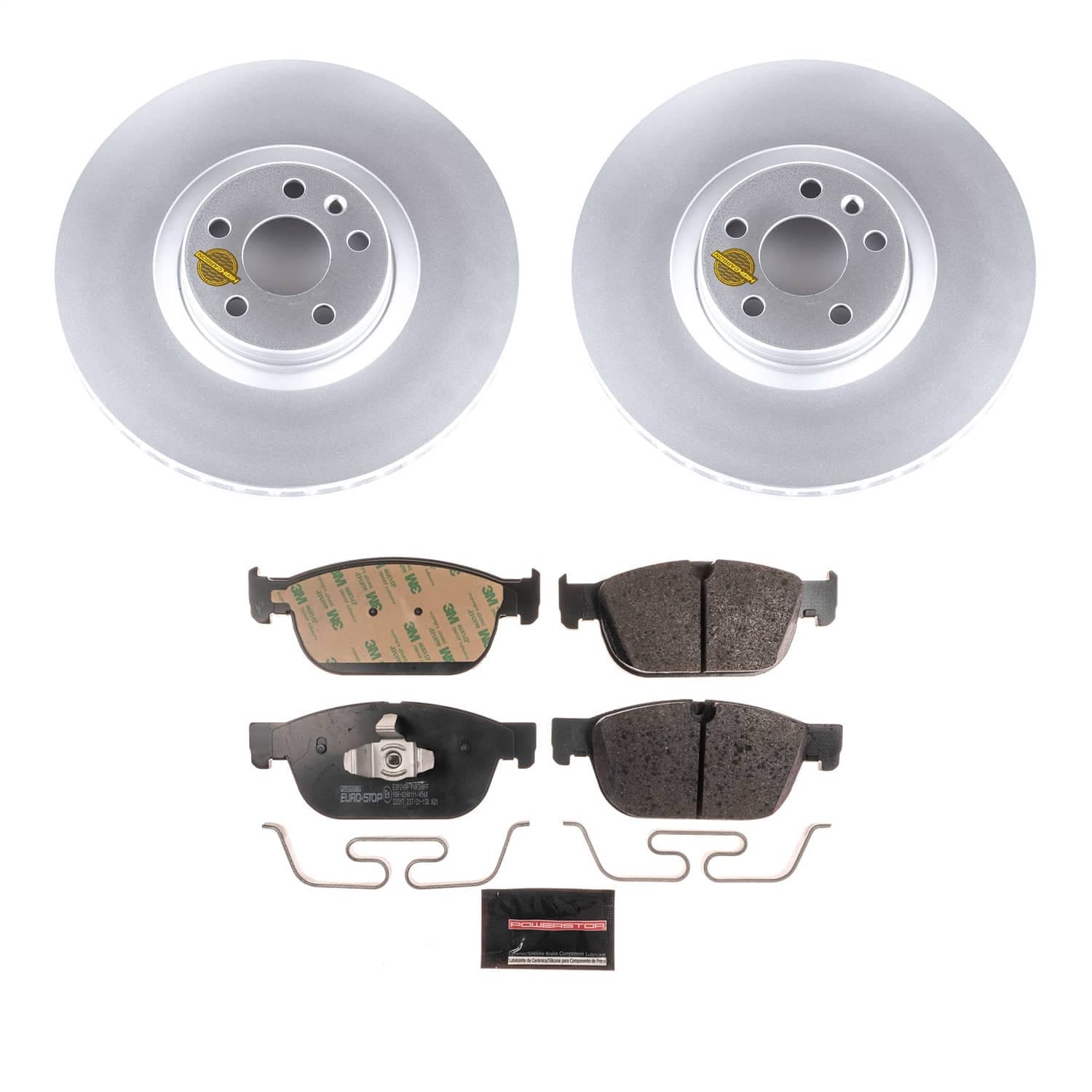 Power Stop - ESK7703 - Front - Disc Brake Pad and Rotor Kit image 1