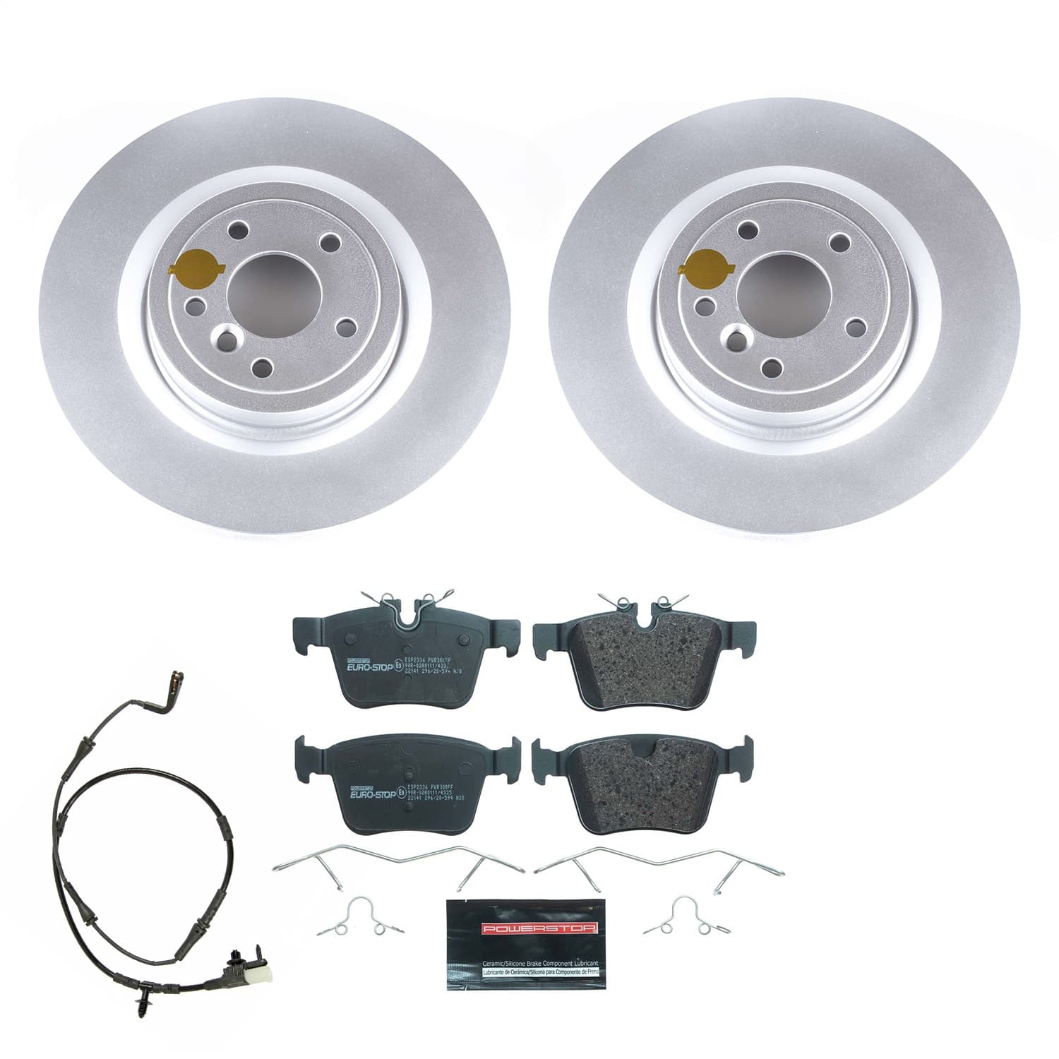 Power Stop - ESK7733 - Rear - Disc Brake Pad and Rotor Kit image 1