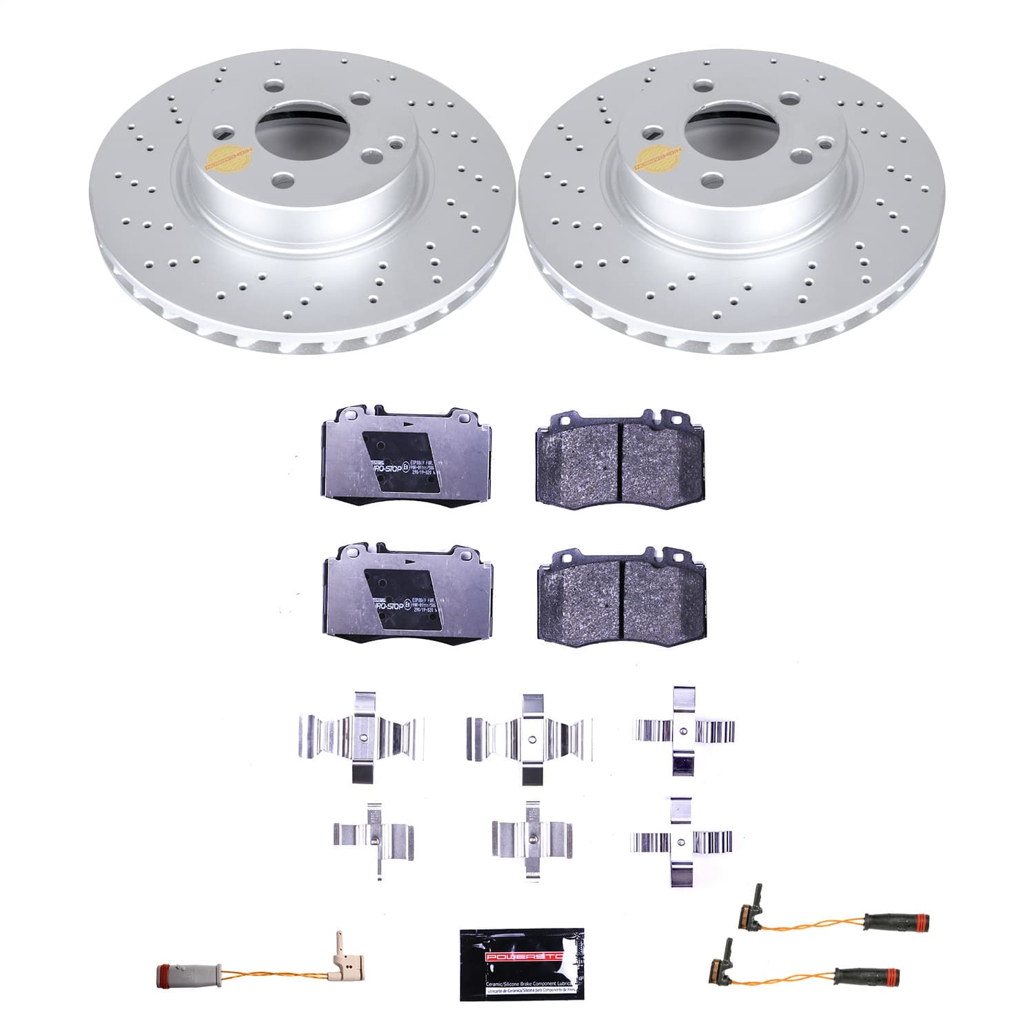 Power Stop - ESK7770 - Front - Disc Brake Pad and Rotor Kit image 1