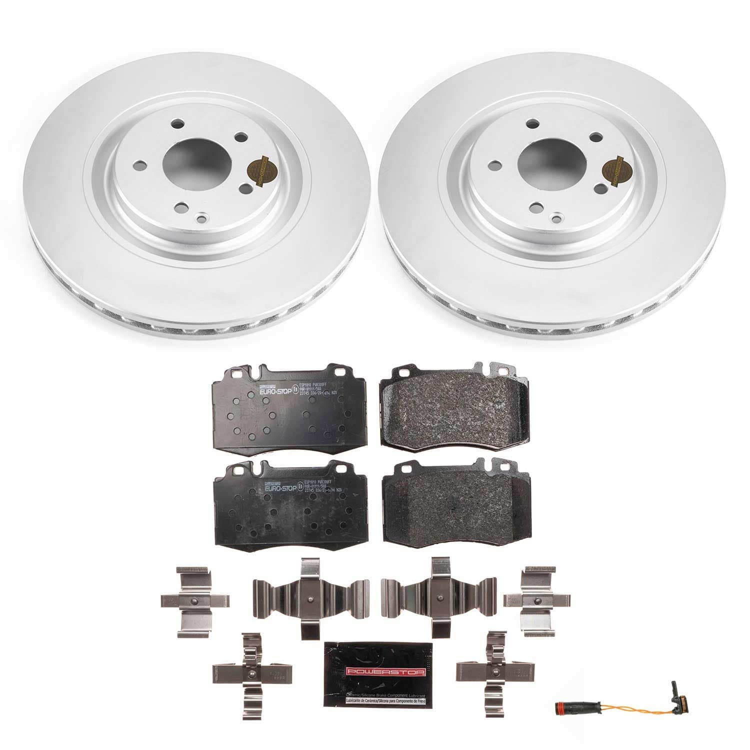 Power Stop - ESK7788 - Front - Disc Brake Pad and Rotor Kit image 1