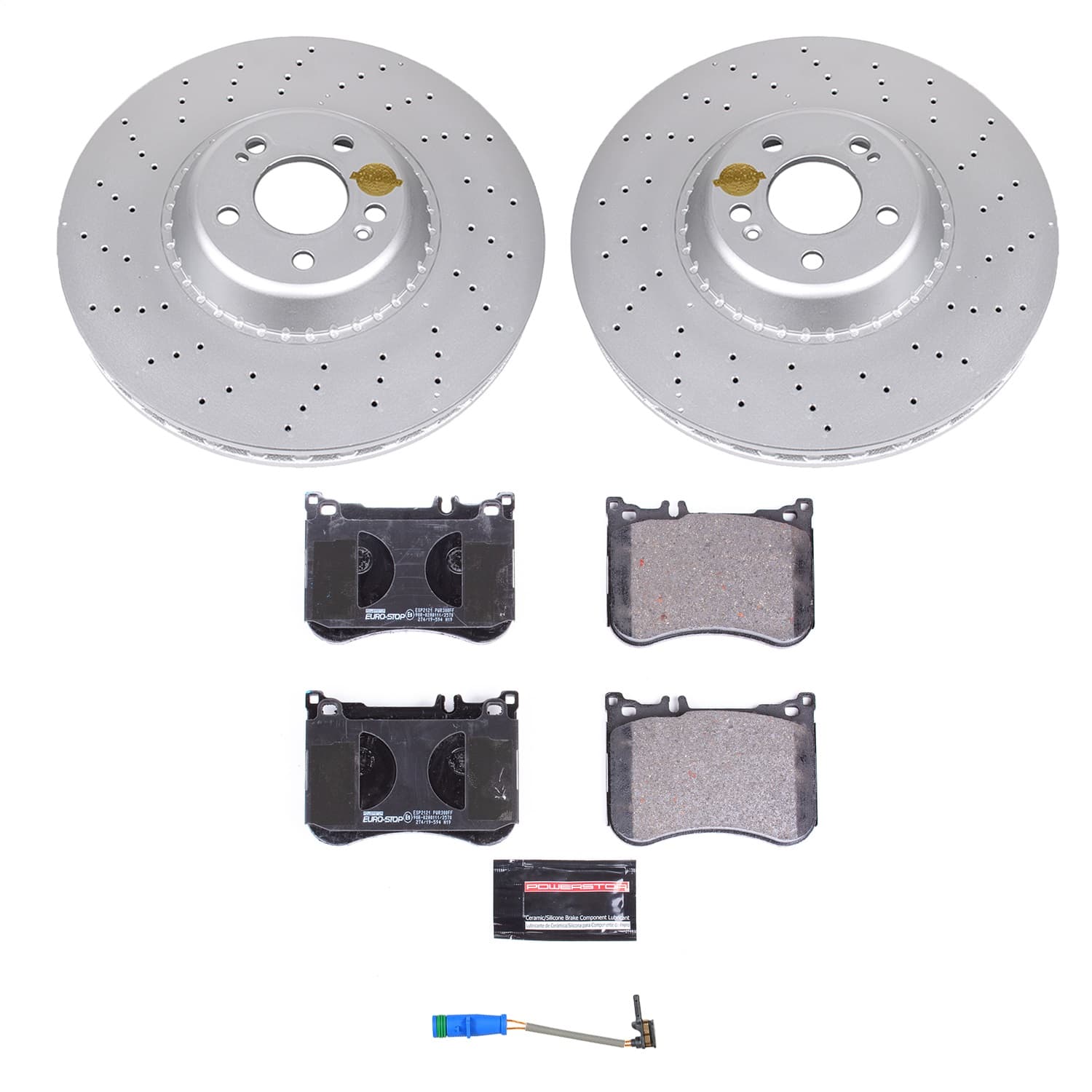 Power Stop - ESK7852 - Front - Disc Brake Pad and Rotor Kit image 1