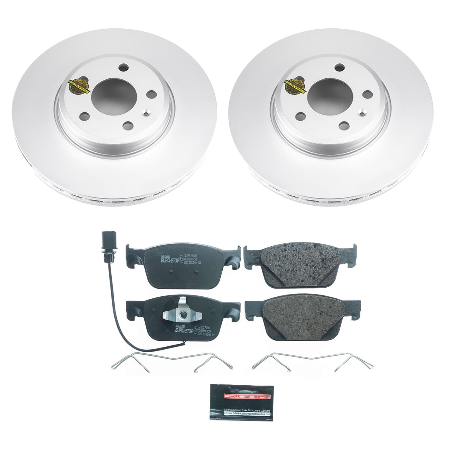 Power Stop - ESK7860 - Front - Disc Brake Pad and Rotor Kit image 1
