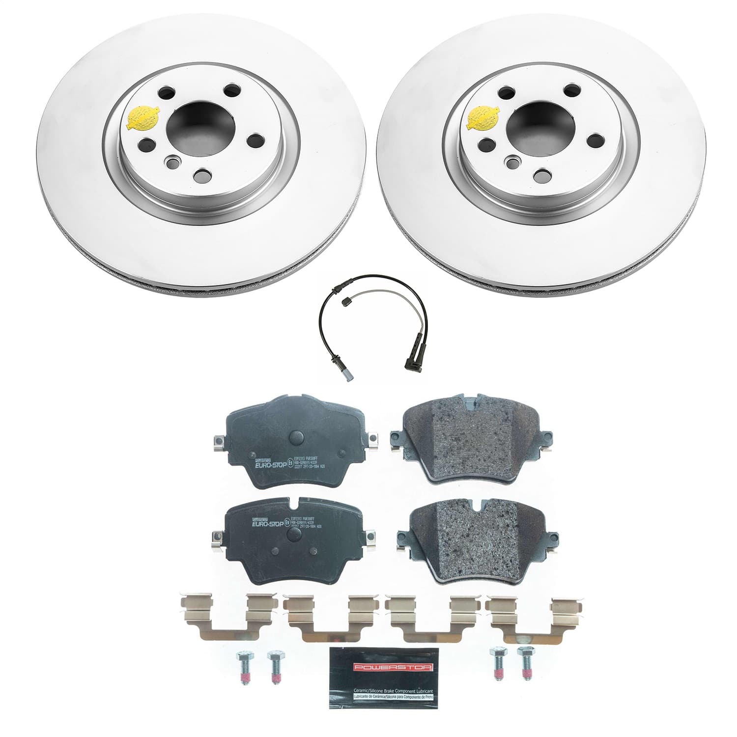 Power Stop - ESK7888 - Front - Disc Brake Pad and Rotor Kit image 1