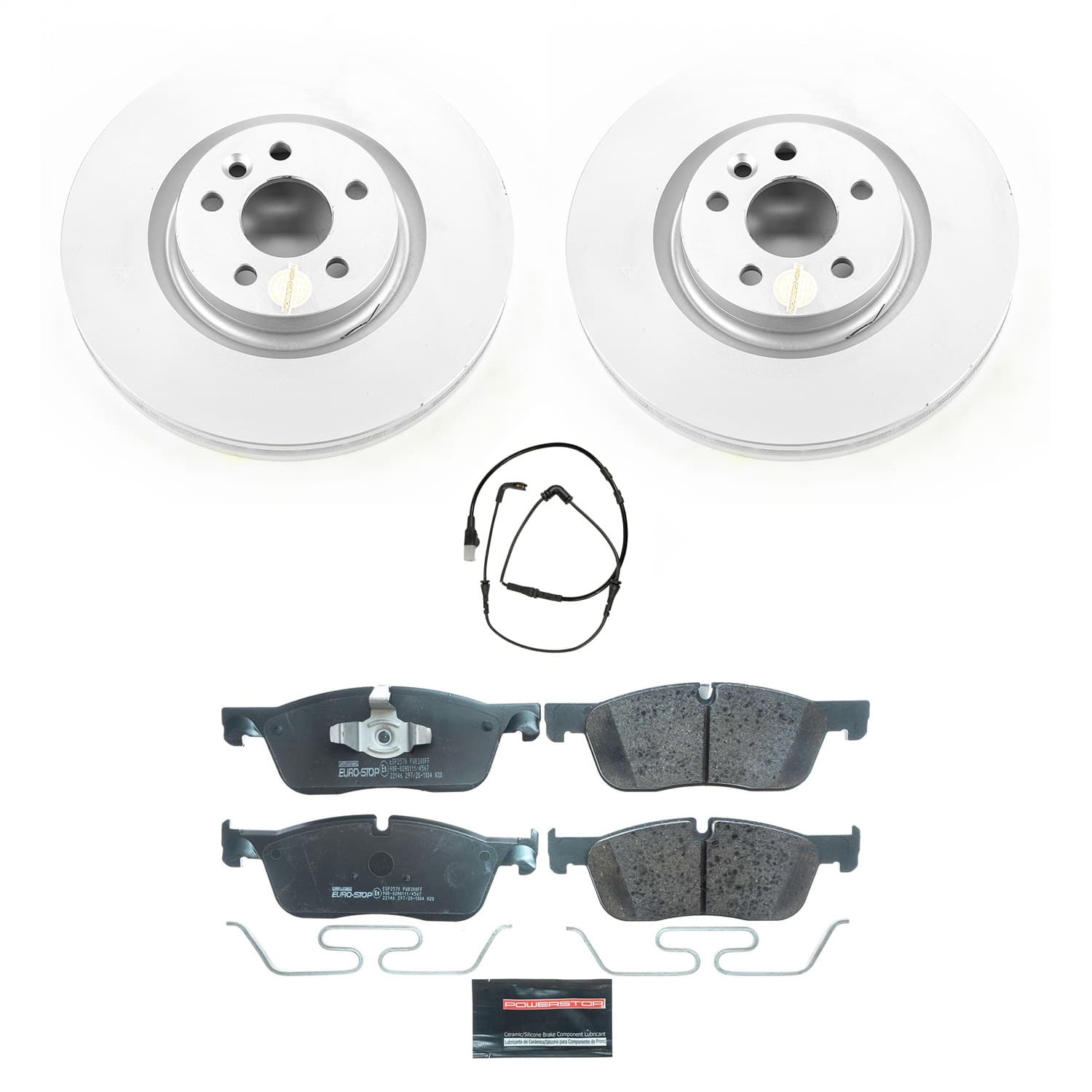 Power Stop - ESK7991 - Front - Disc Brake Pad and Rotor Kit image 1