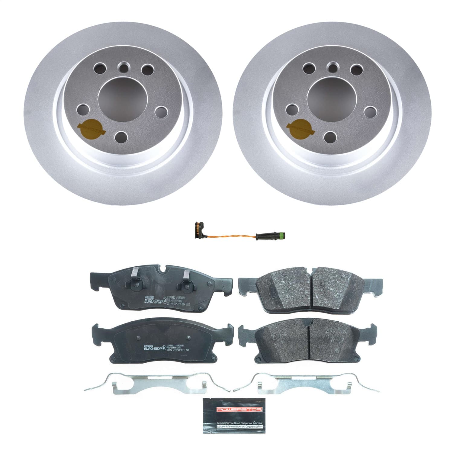 Power Stop - ESK8114 - Front - Disc Brake Pad and Rotor Kit image 1
