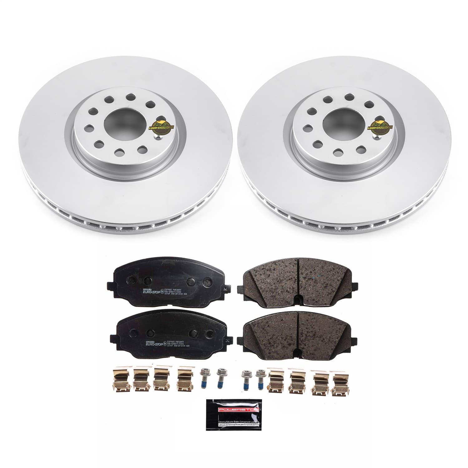 Power Stop - ESK8117 - Front - Disc Brake Pad and Rotor Kit image 1