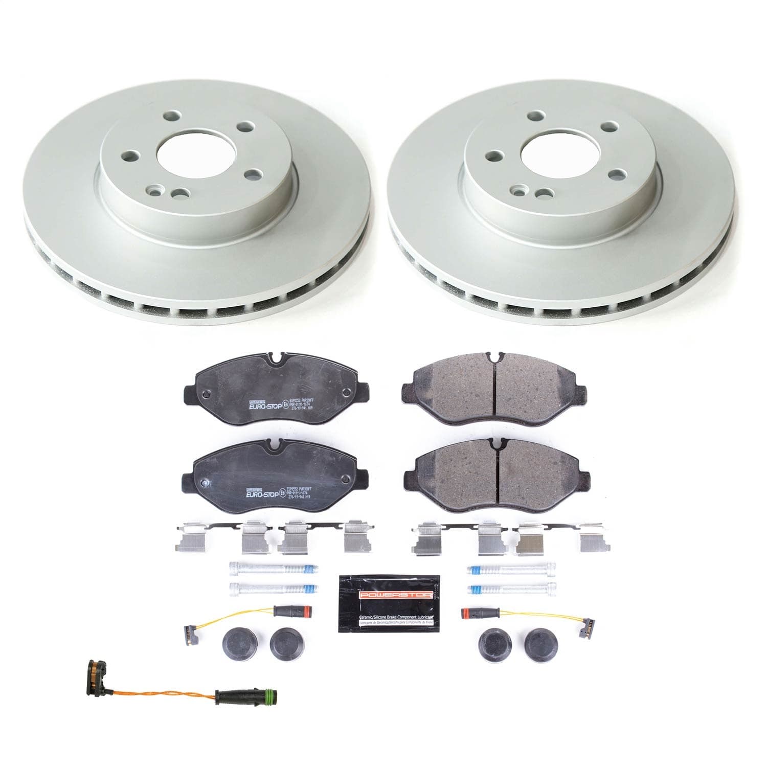 Power Stop - ESK8219 - Front - Disc Brake Pad and Rotor Kit image 1