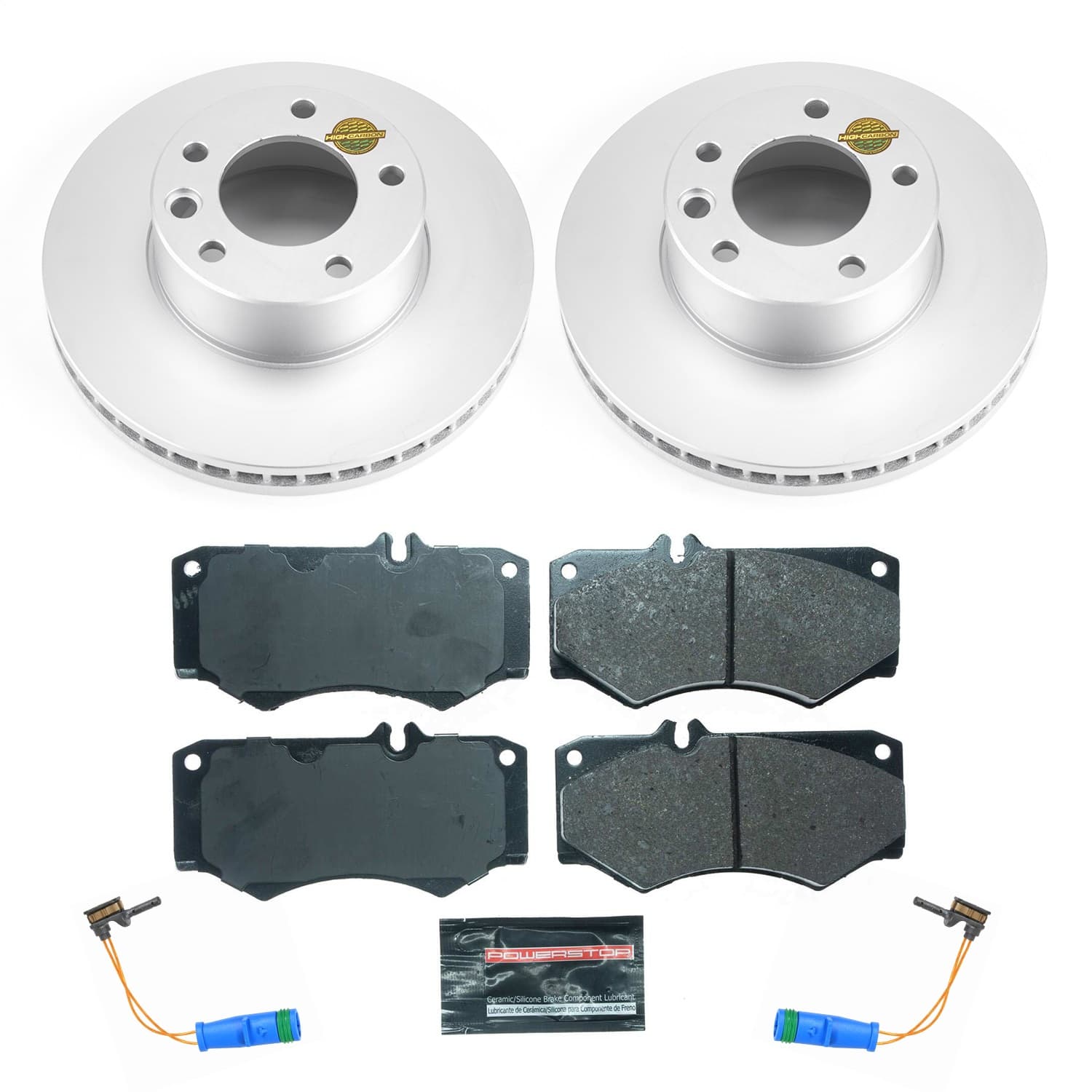 Power Stop - ESK8422 - Front - Disc Brake Pad and Rotor Kit image 1