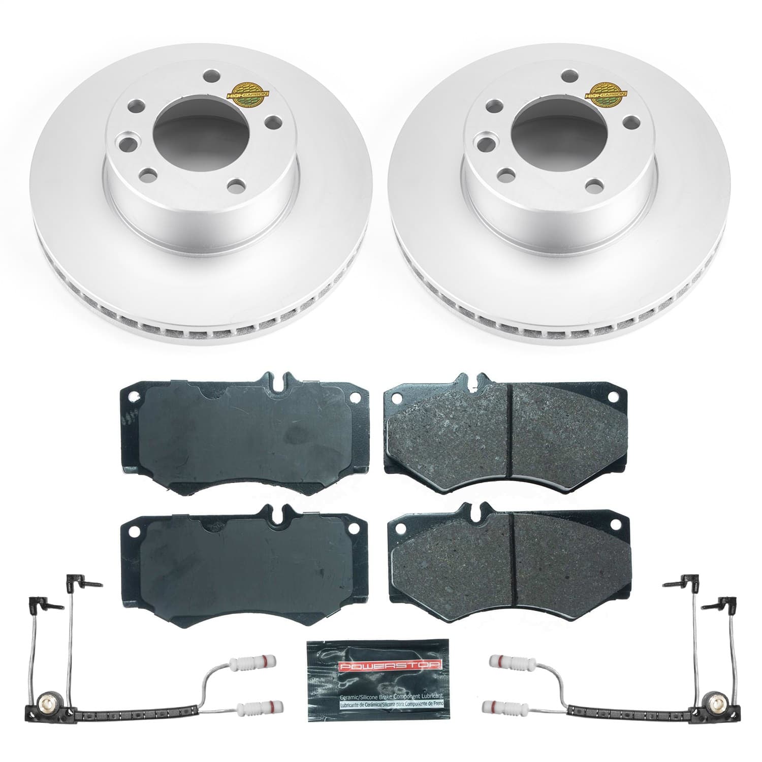 Power Stop - ESK8423 - Front - Disc Brake Pad and Rotor Kit image 1