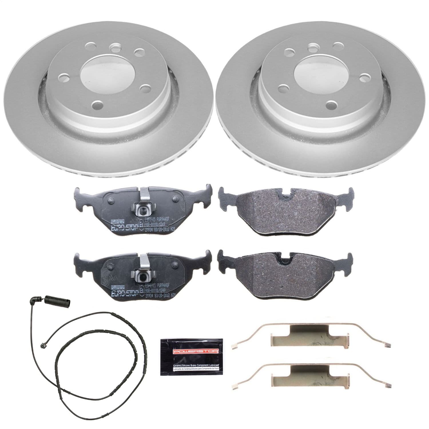 Power Stop - ESK877 - Rear - Disc Brake Pad and Rotor Kit image 1