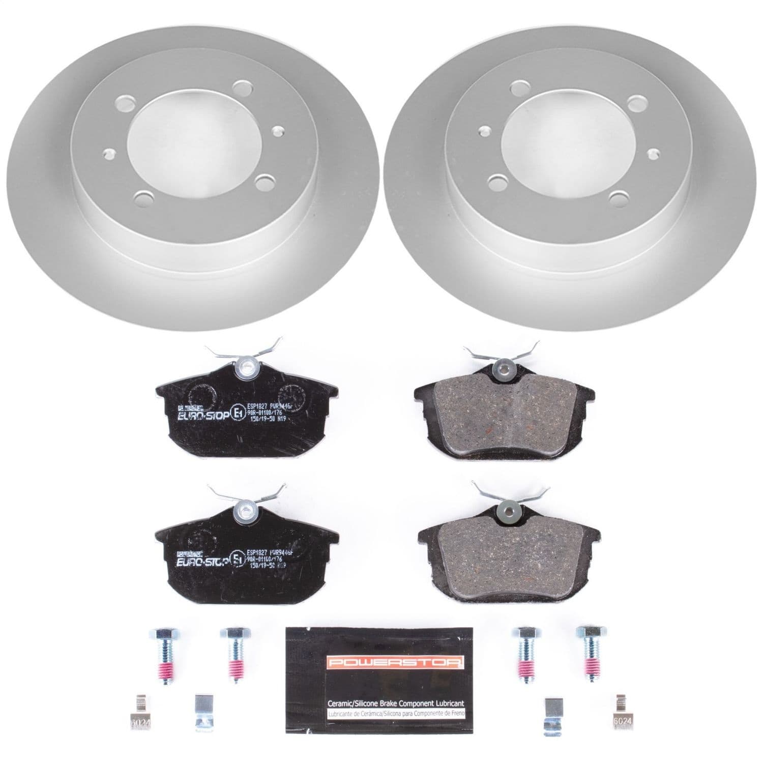 Power Stop - ESK913 - Rear - Disc Brake Pad and Rotor Kit image 1